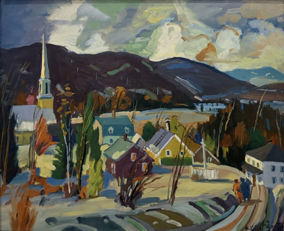 Hiver village Ste-Hélène de Chester