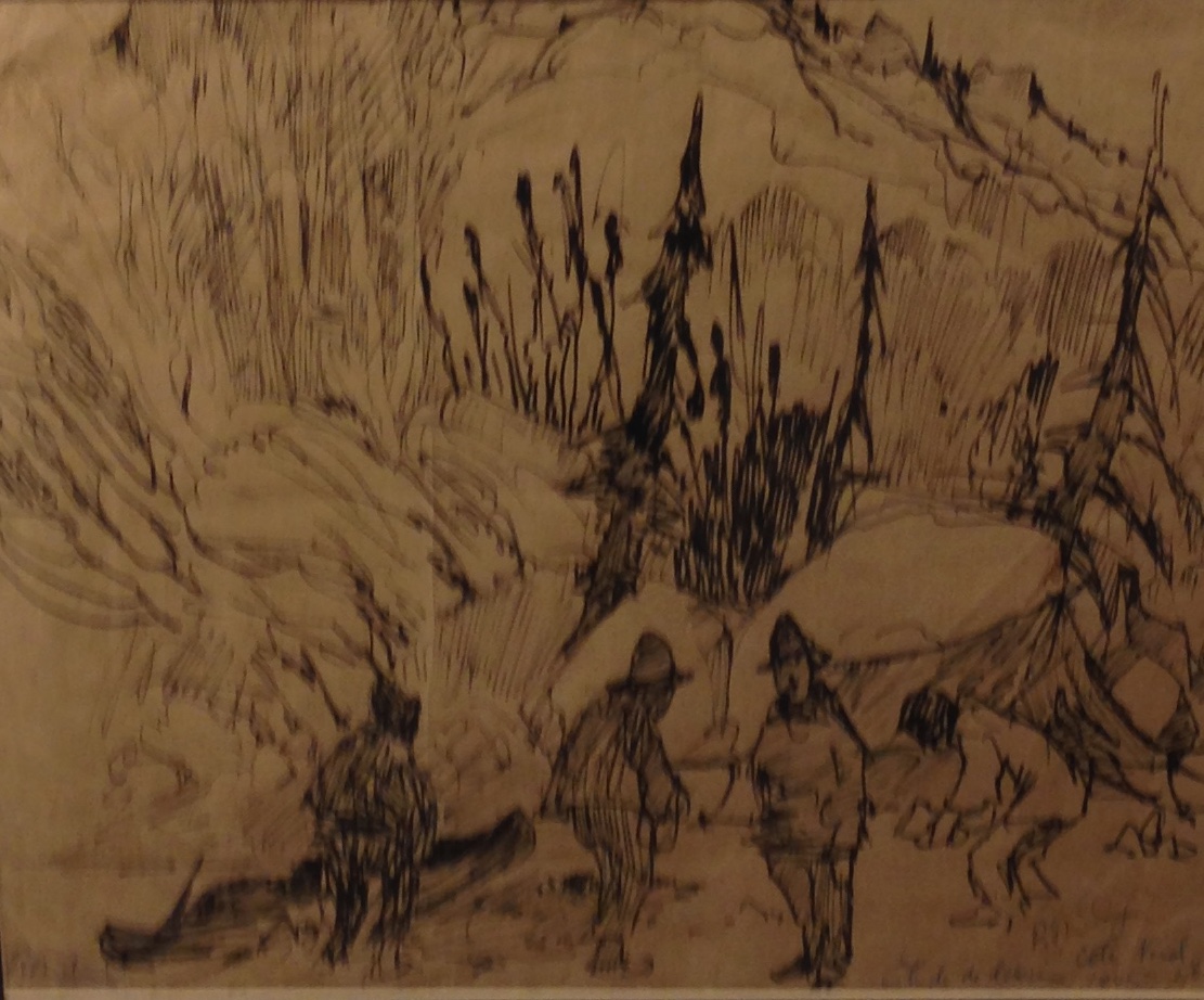 Étude de dessin Côte Nord