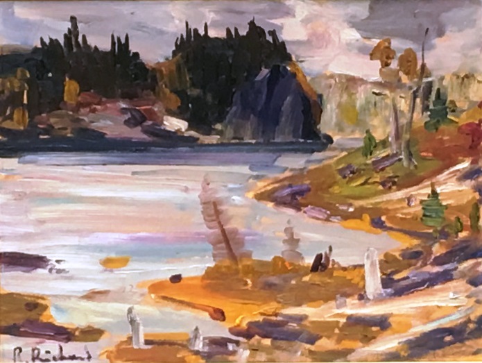 Scène près de la rivière Manicouagan