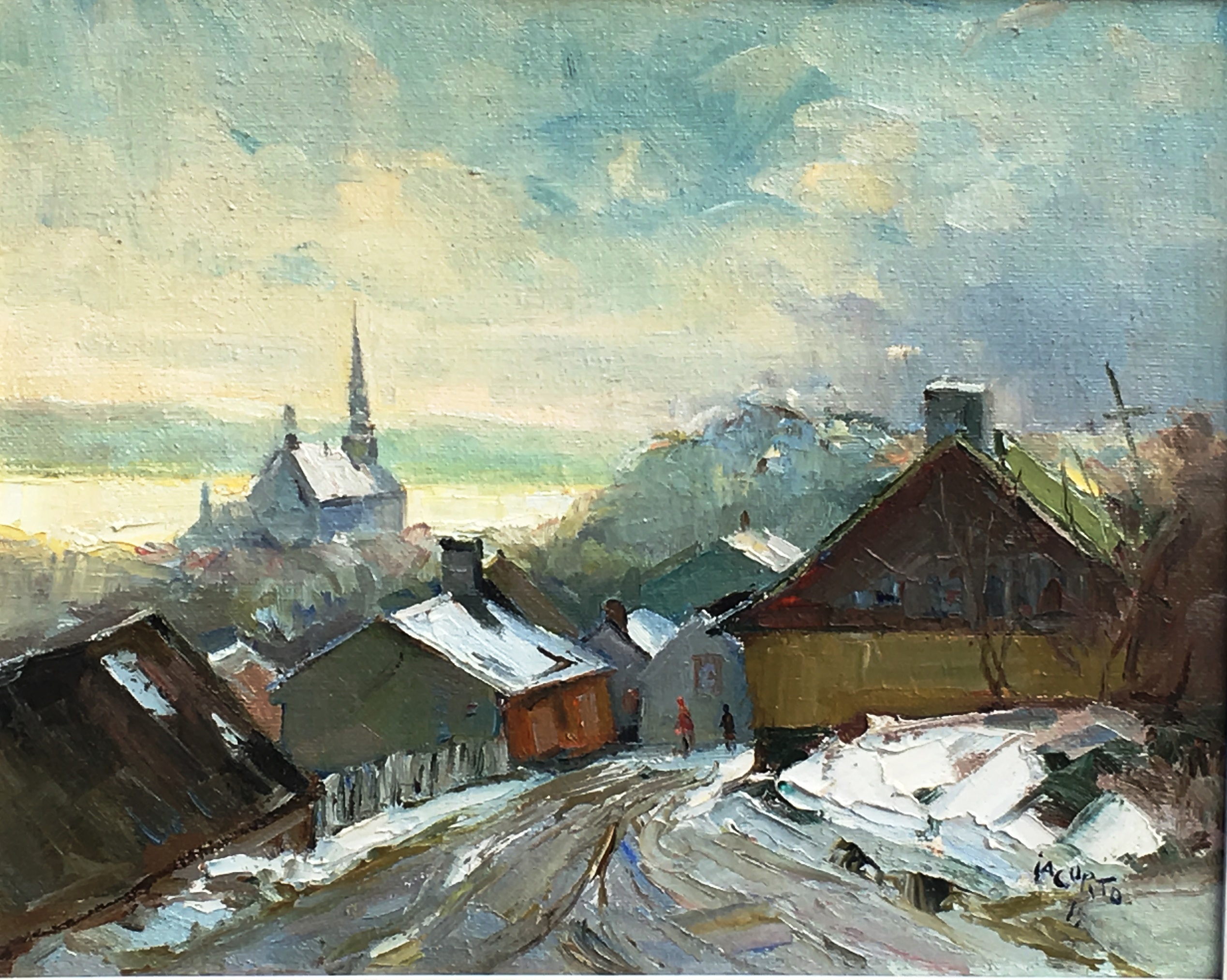 Village en hiver
