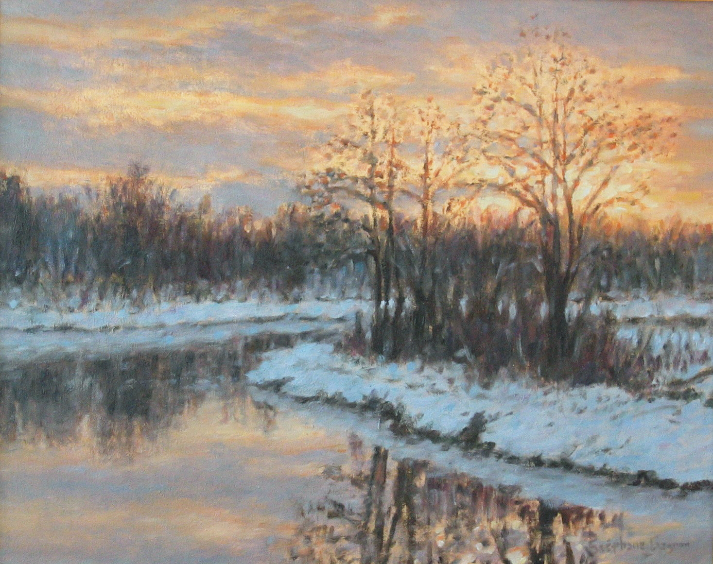 À l’aube