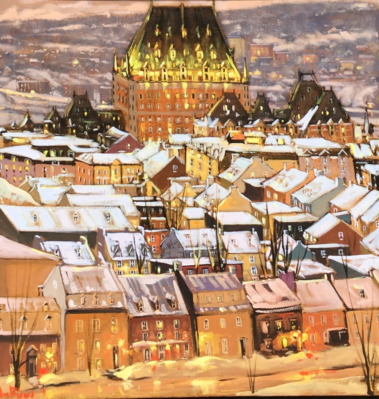 Fin de journée à Québec