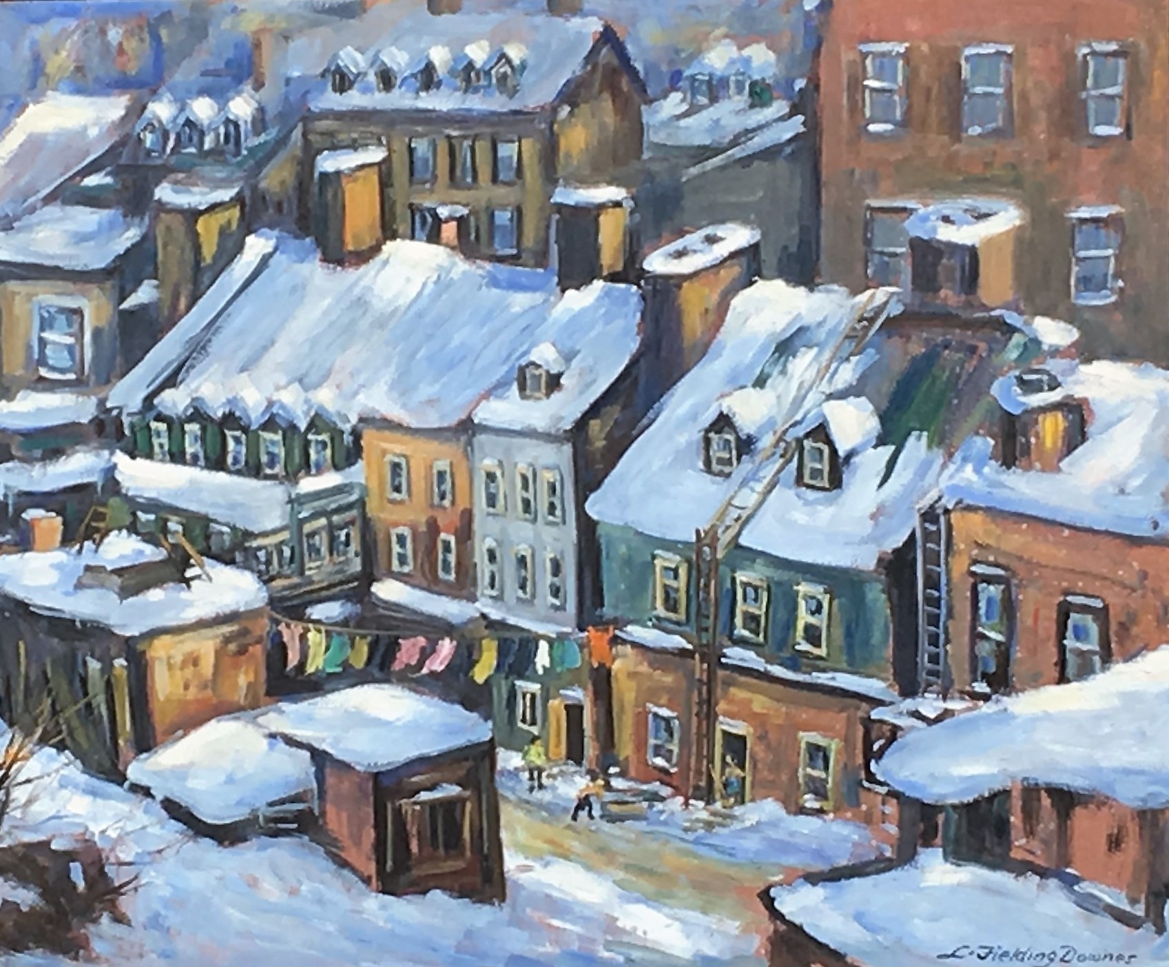 Sans titre (La cité sous la neige)