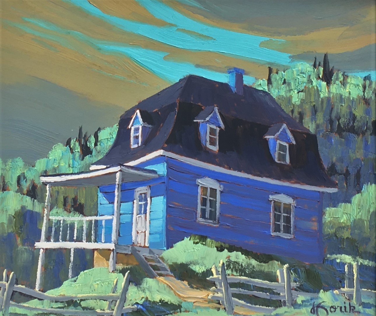 Sur le Cap-aux-Corbeaux, Charlevoix
