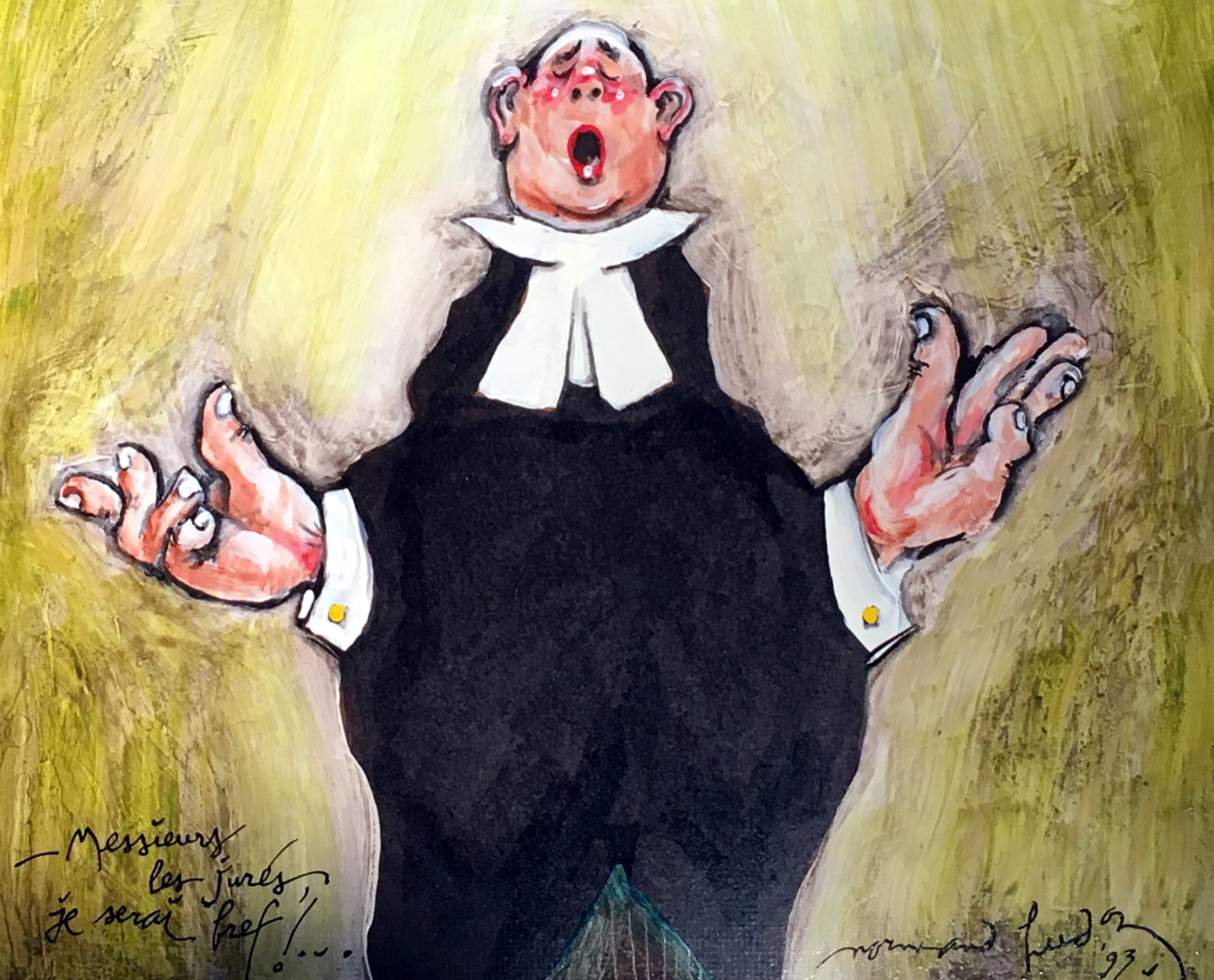 Messieurs les jurés, je serai bref !…