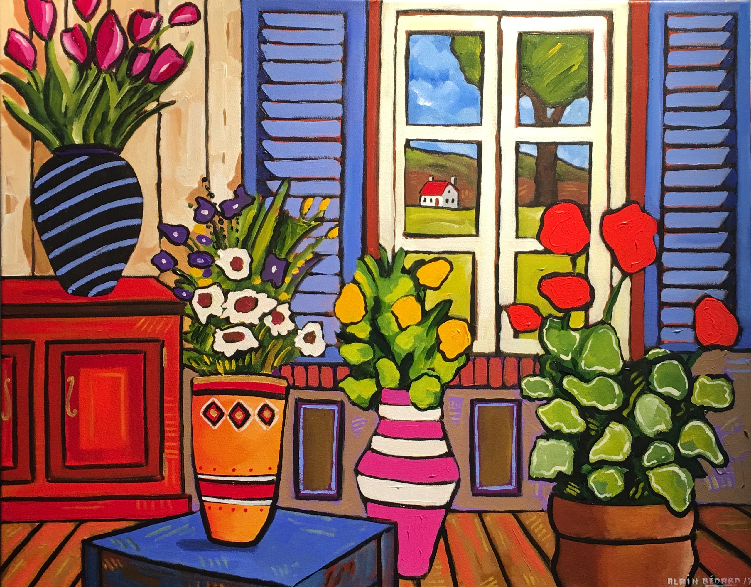 Four bouquets