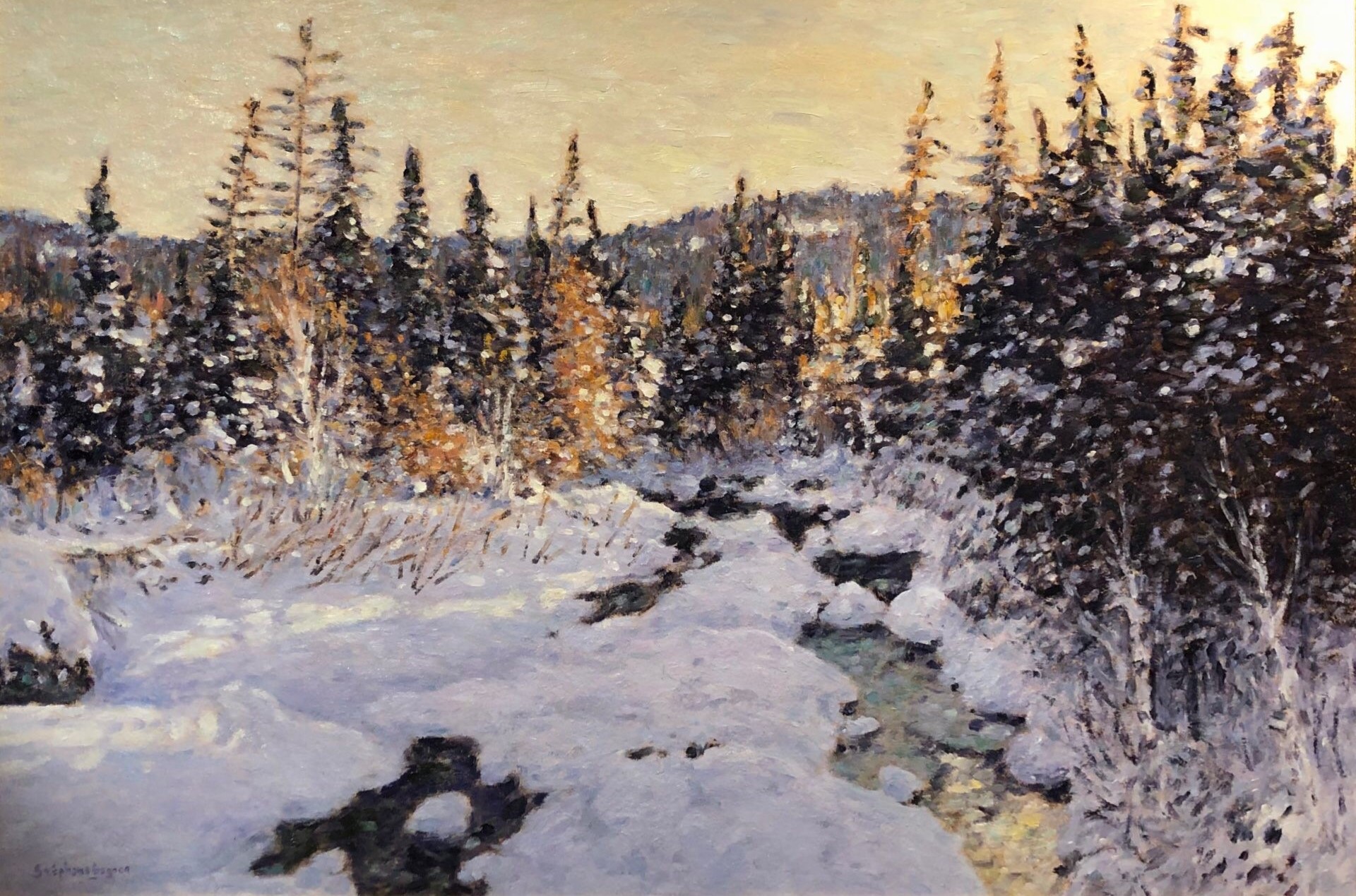 Ambiance feutrée d’un matin d’hiver