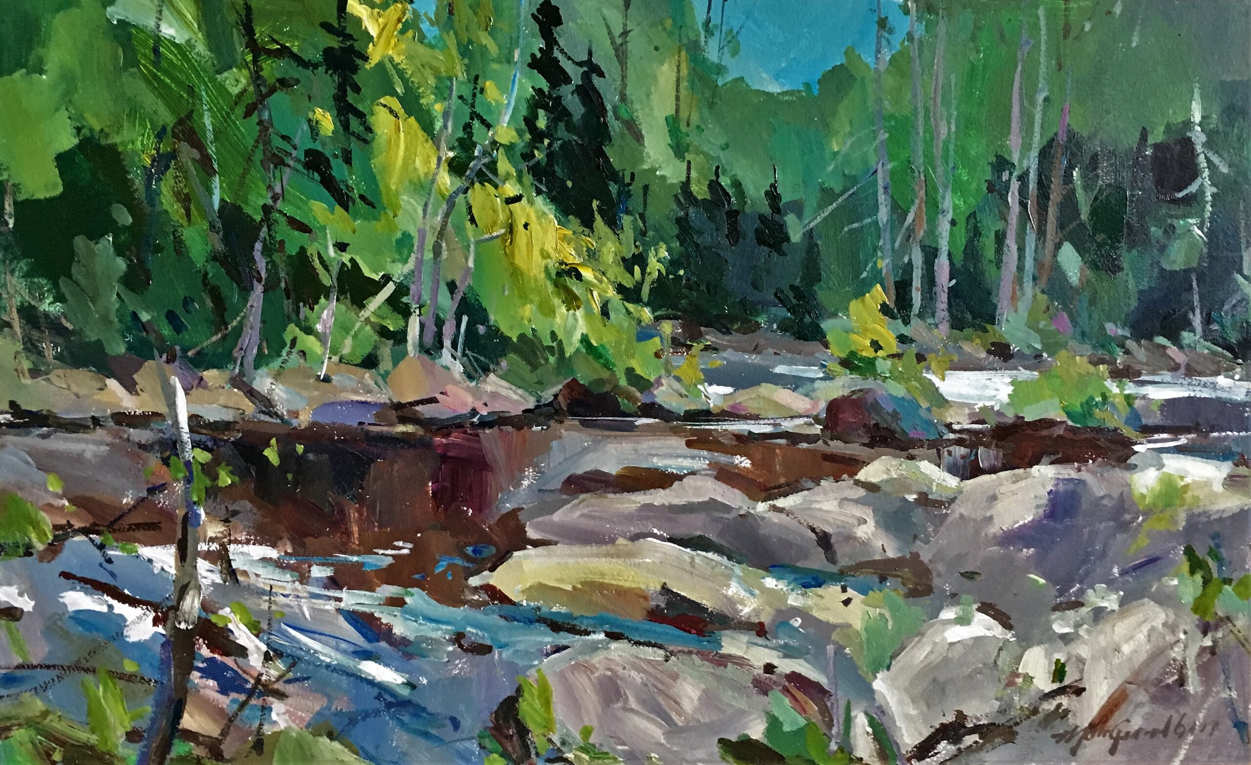Été sur la rivière Noire