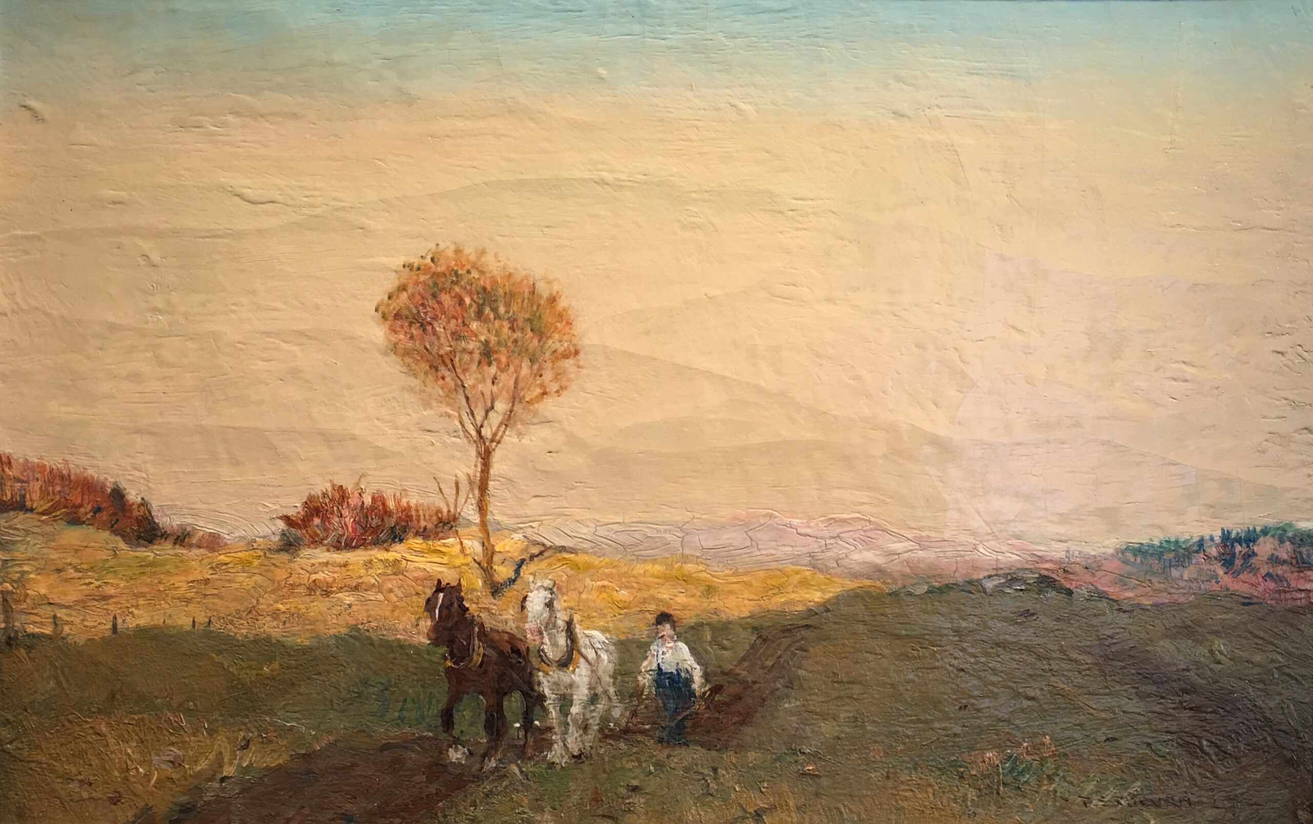 Autumn plowing – Eastern Townships P. Que