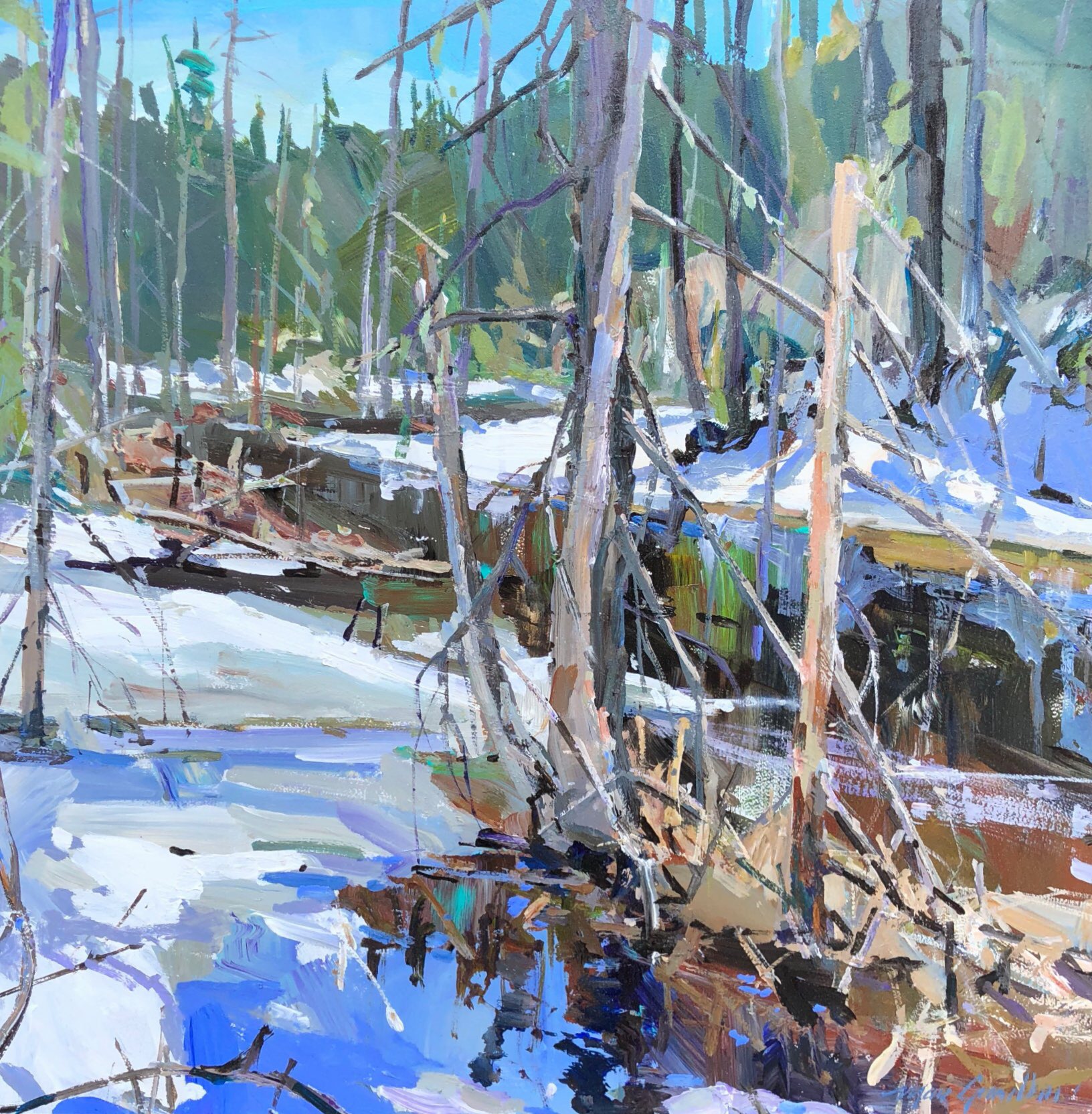 Derniers vestiges d’un dur hiver