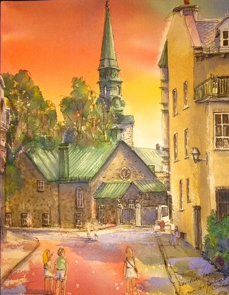 Rue des jardins, Québec