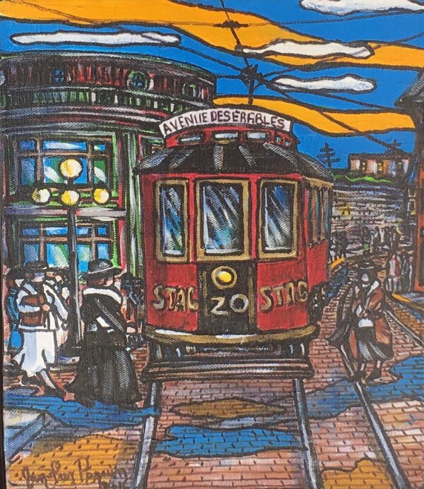 Tramway, Carré d’Youville 1922