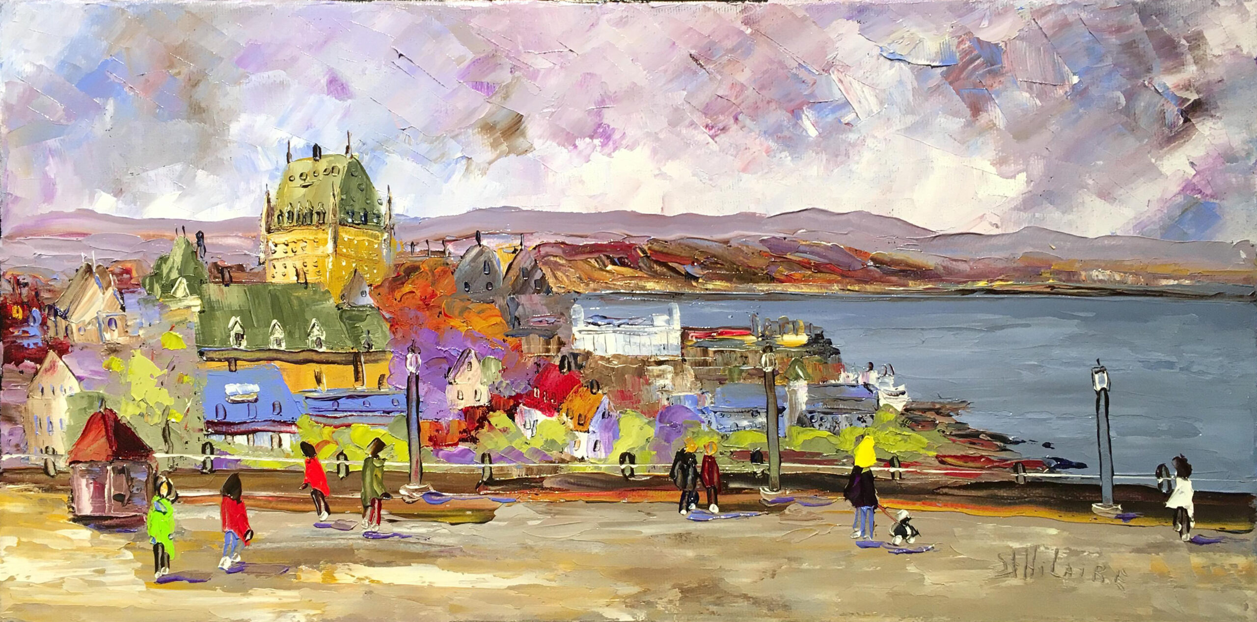 Château, fleuve, Québec