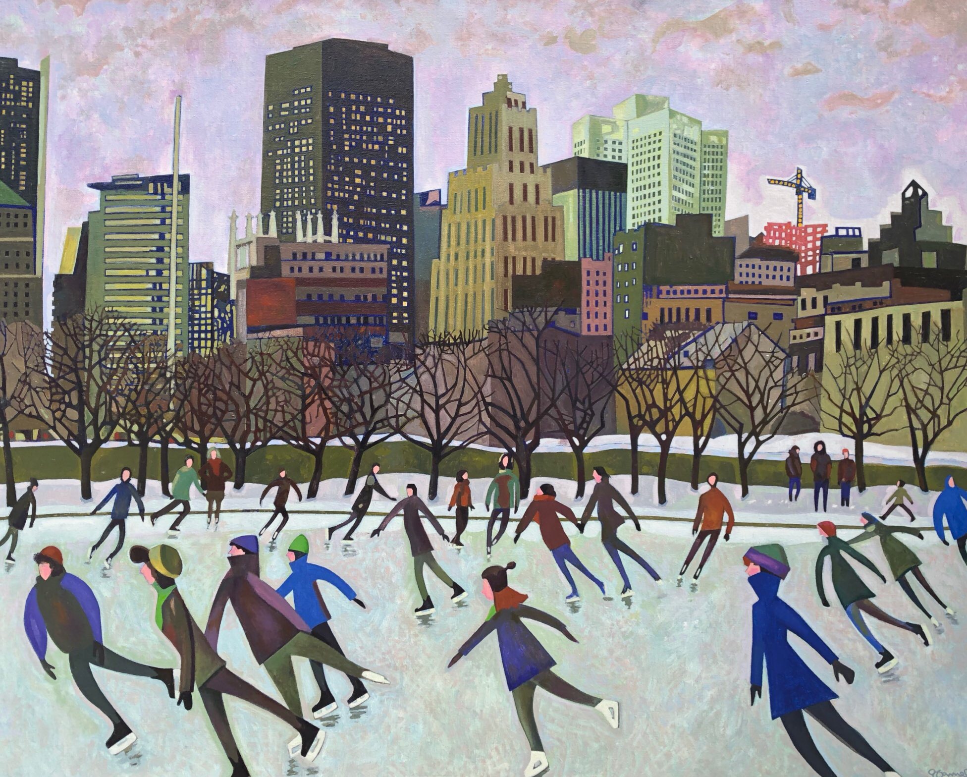 Les patineurs du Vieux-Port