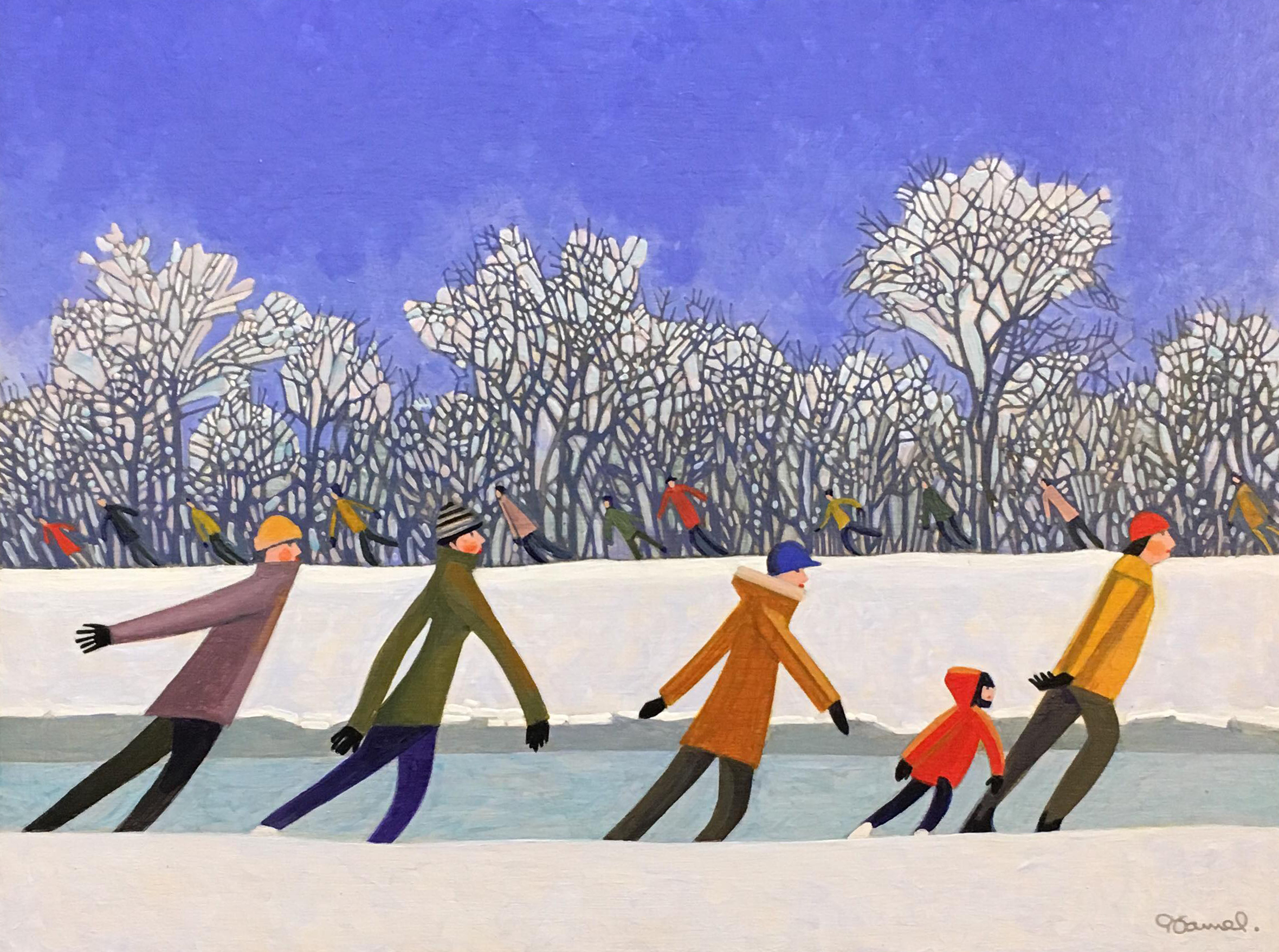 Les patineurs des Plaines