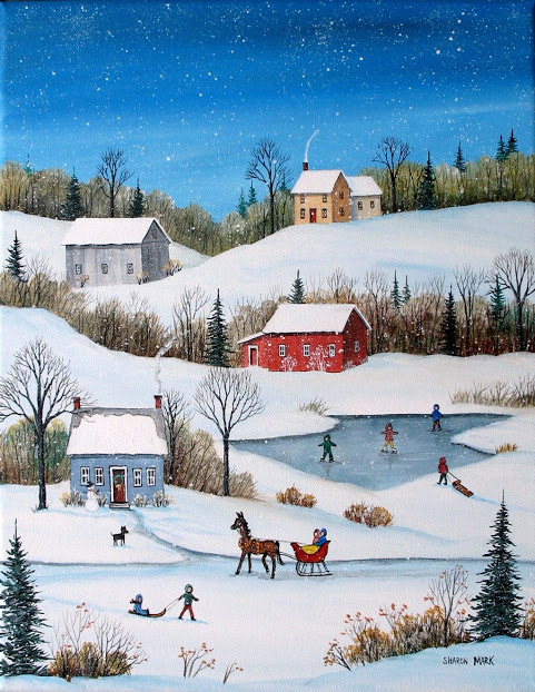 Snow is Falling on the Hills
