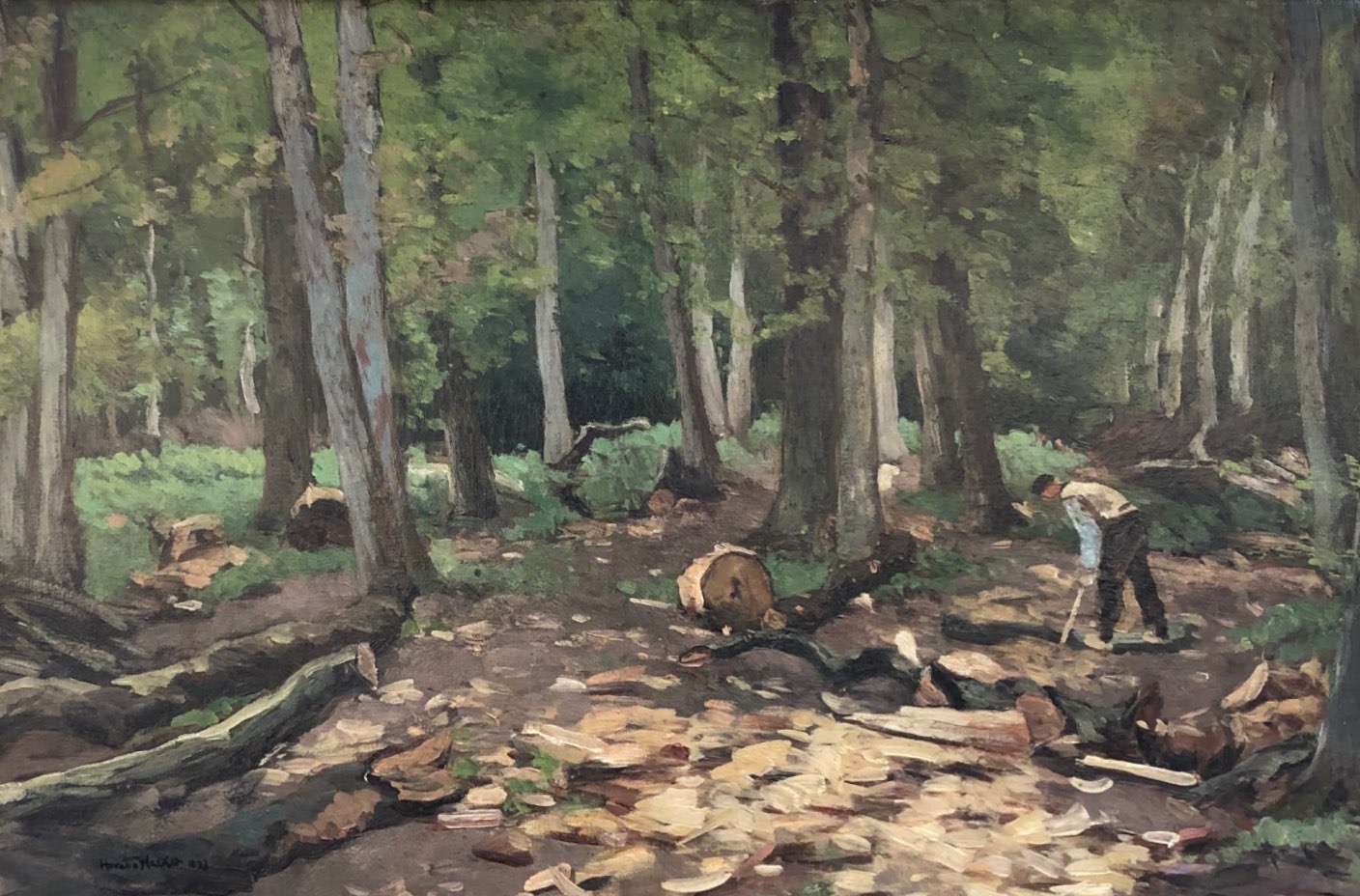 L’essouchage (Île d’Orléans)