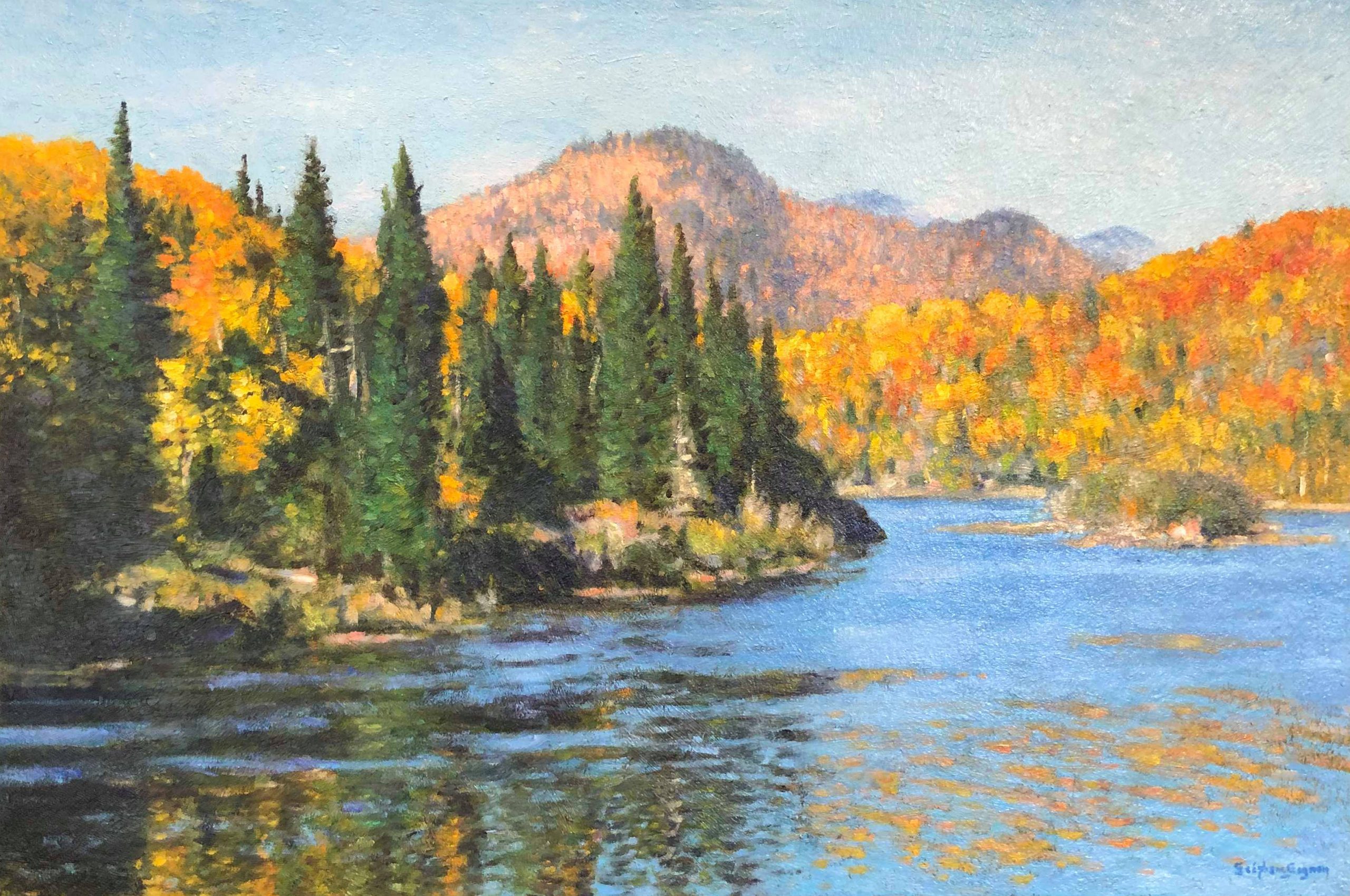 Automne sur la Jacques Cartier