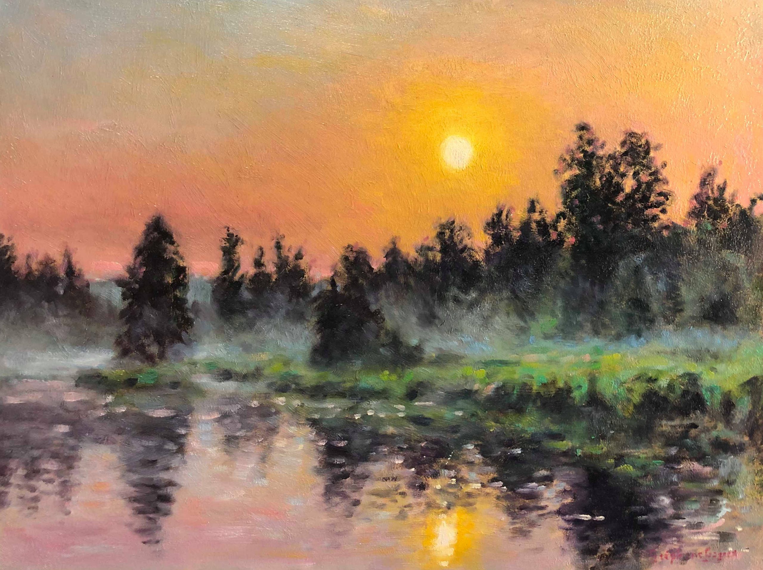 Brume ensoleillée