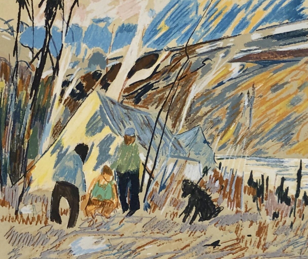 Sans titre (Scène de campement)