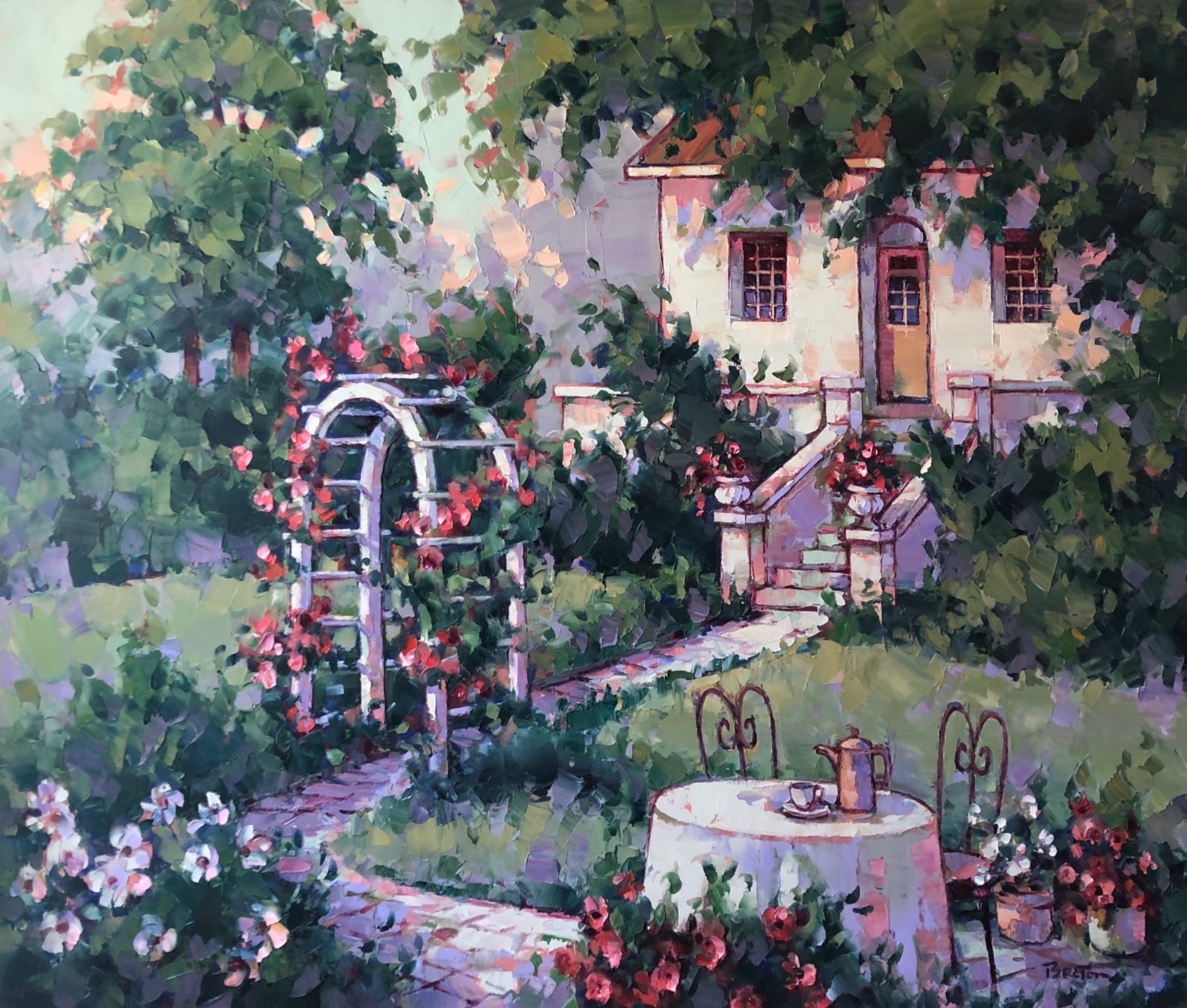 Le jardin et ses attraits
