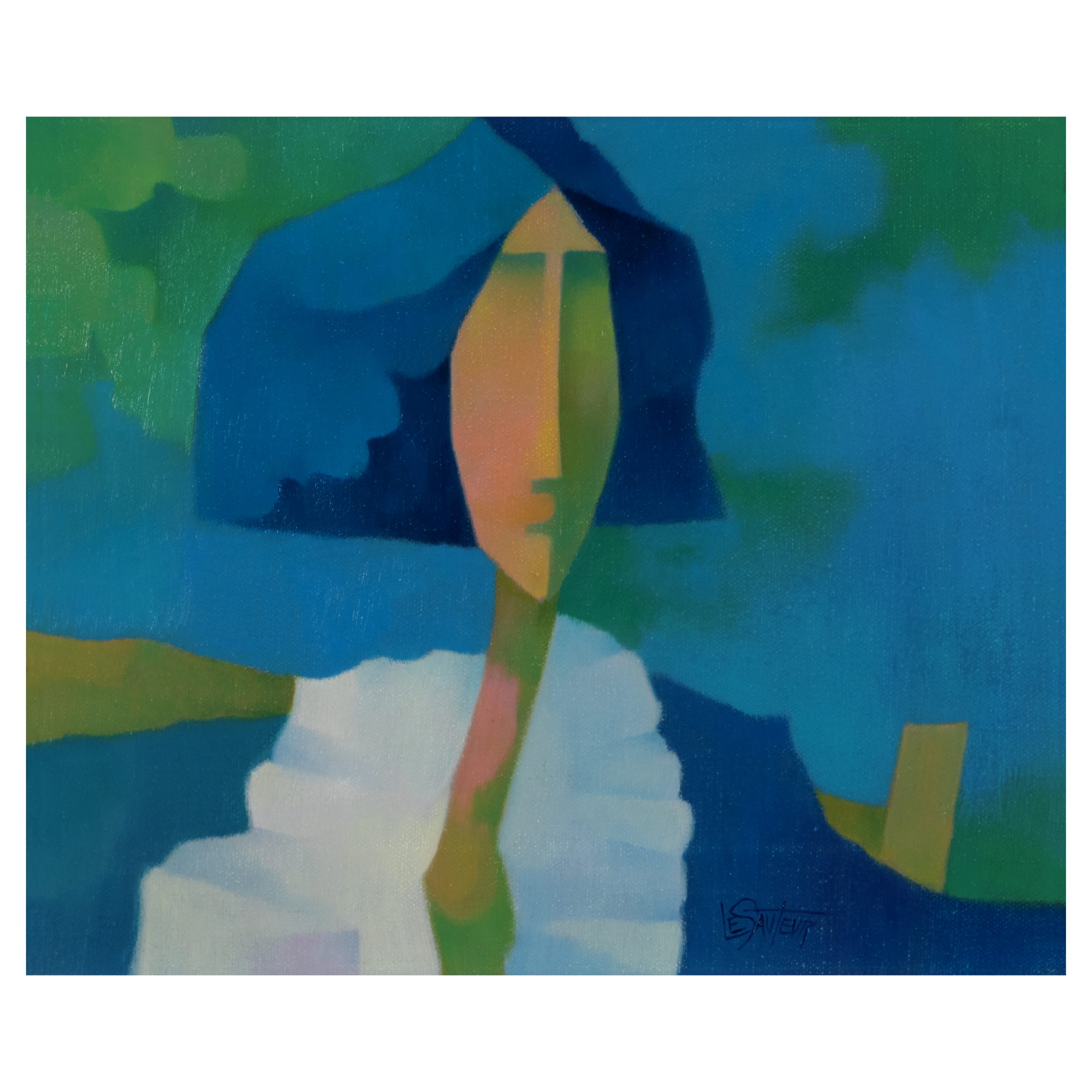 Tête bleue