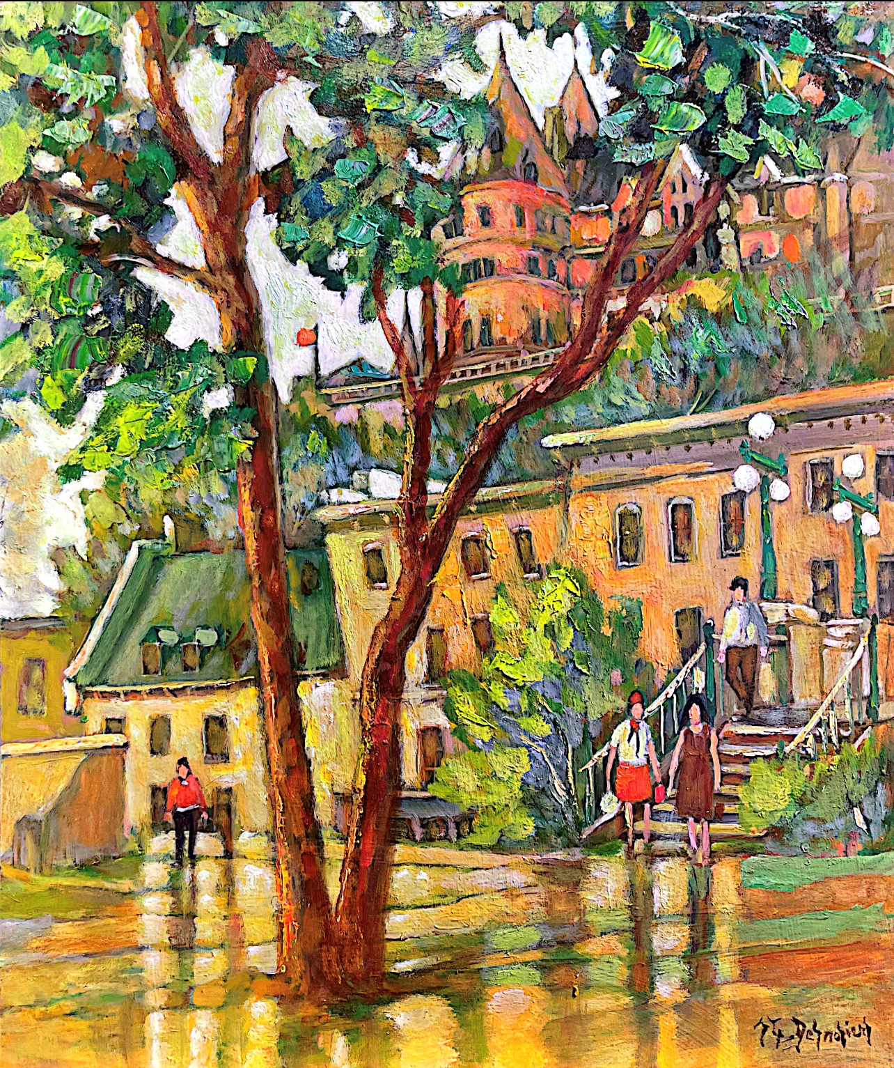 Les passants du parc