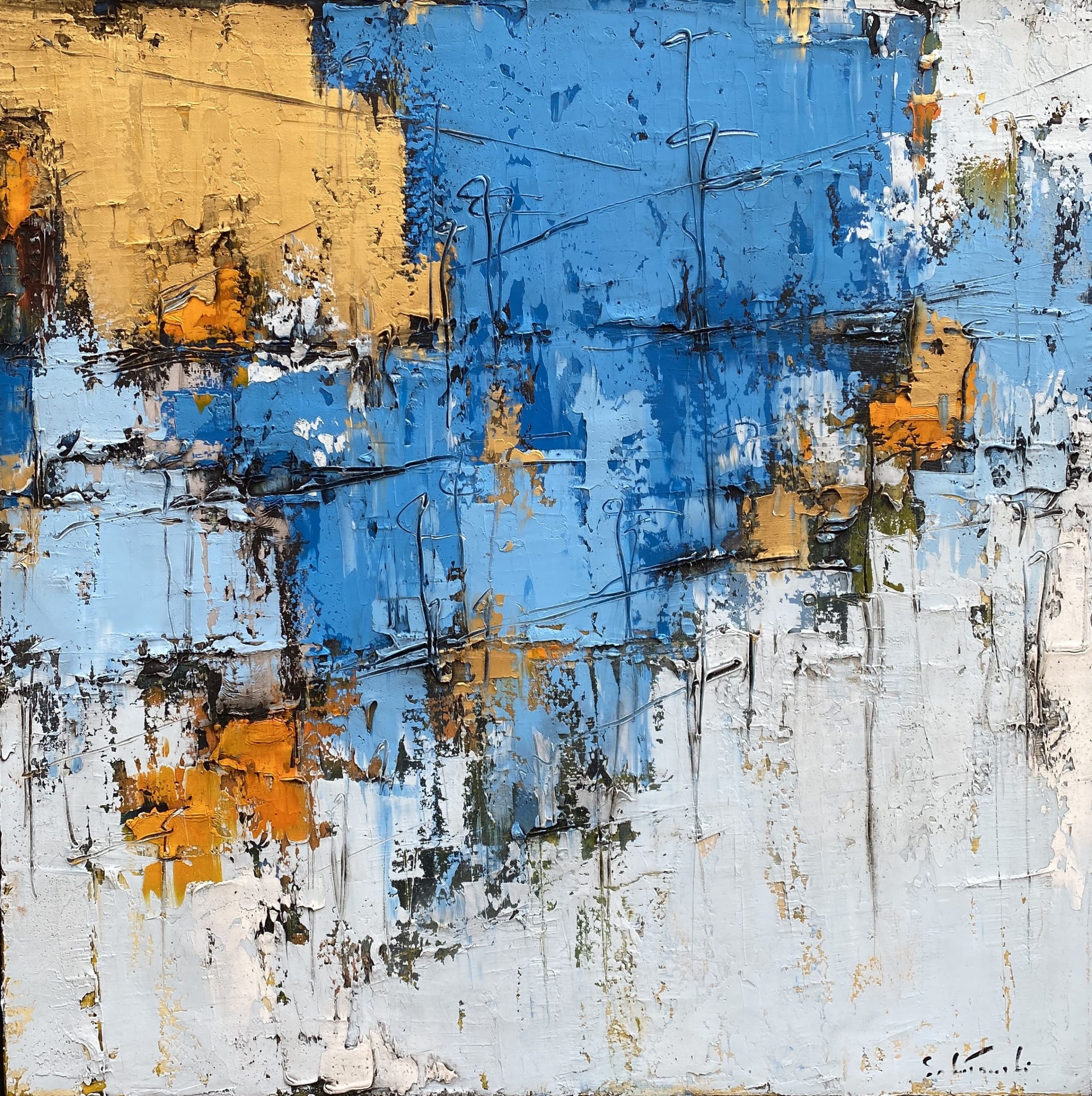 Composition bleu #3