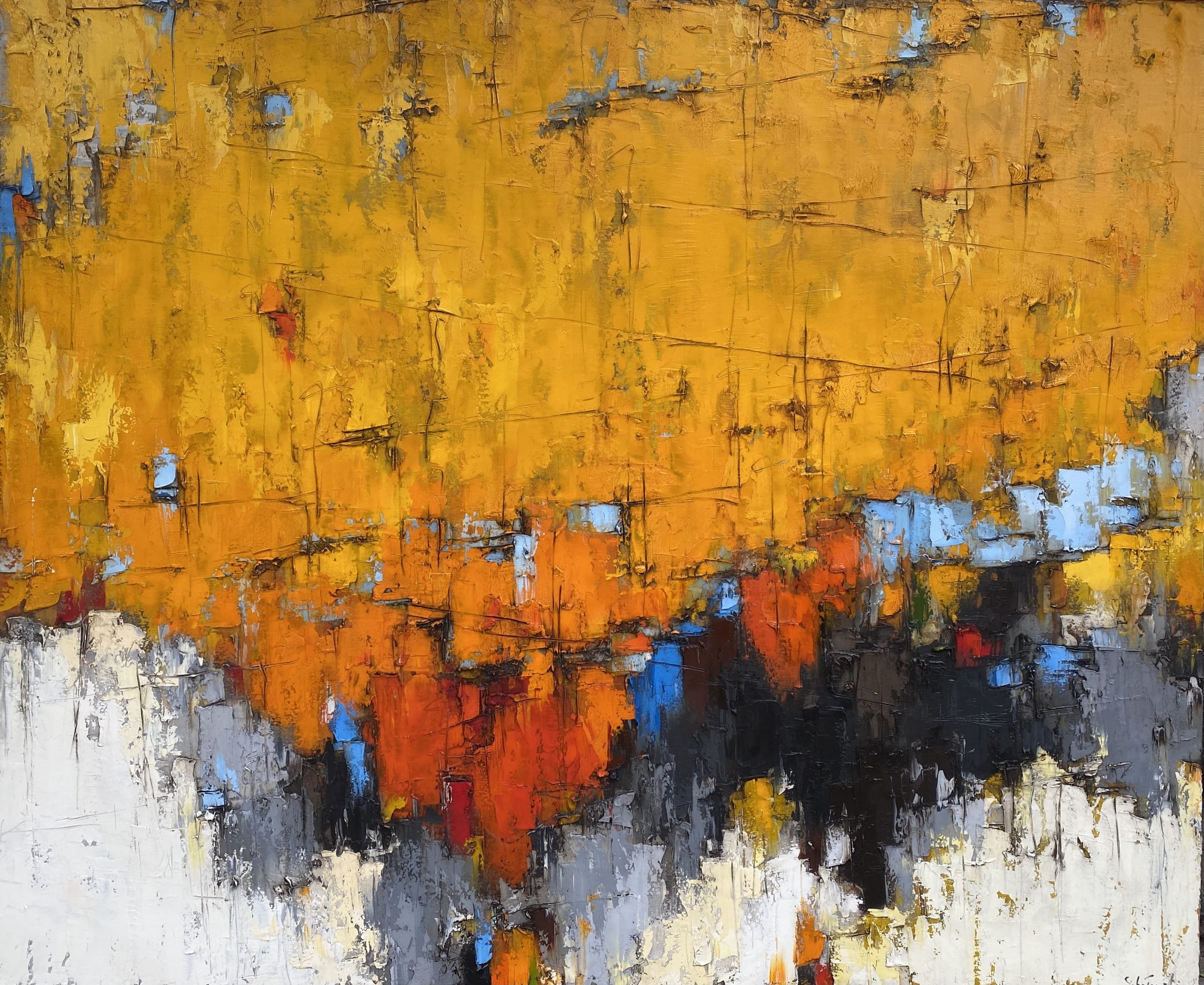 Composition jaune #3