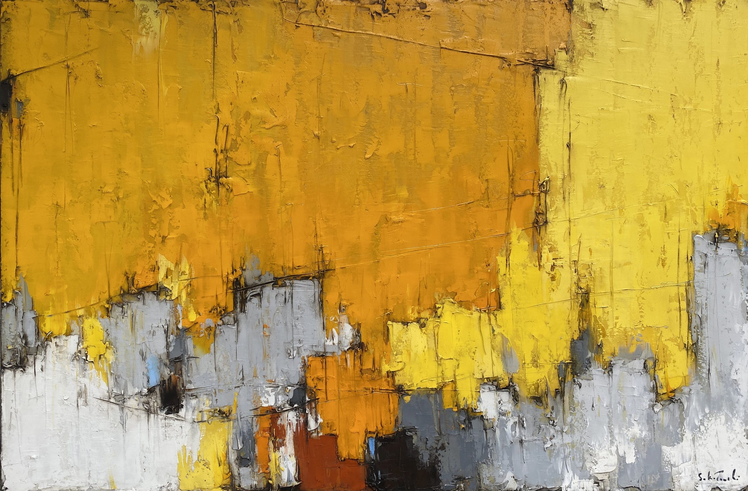 Composition jaune #4