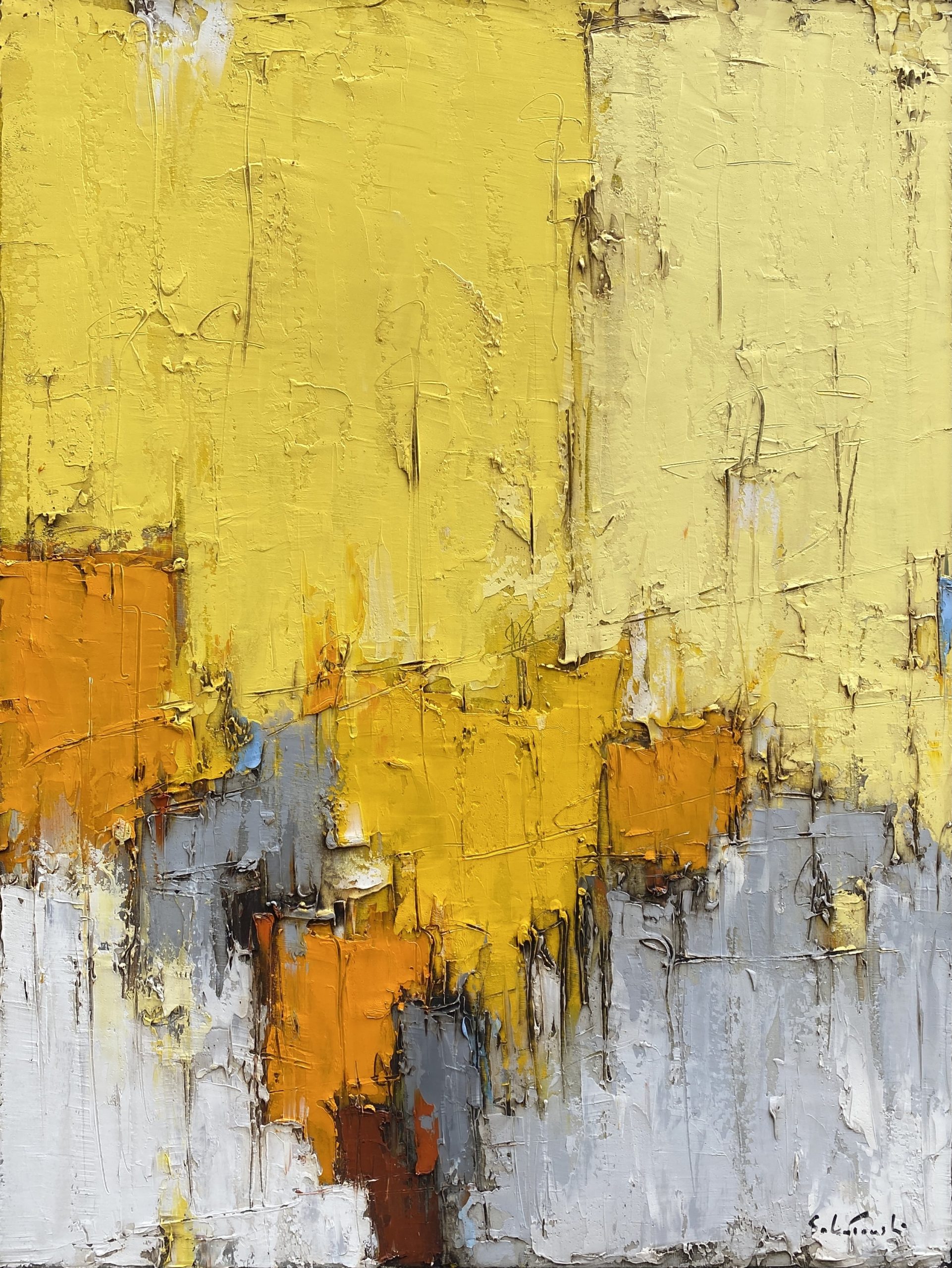 Composition jaune #7