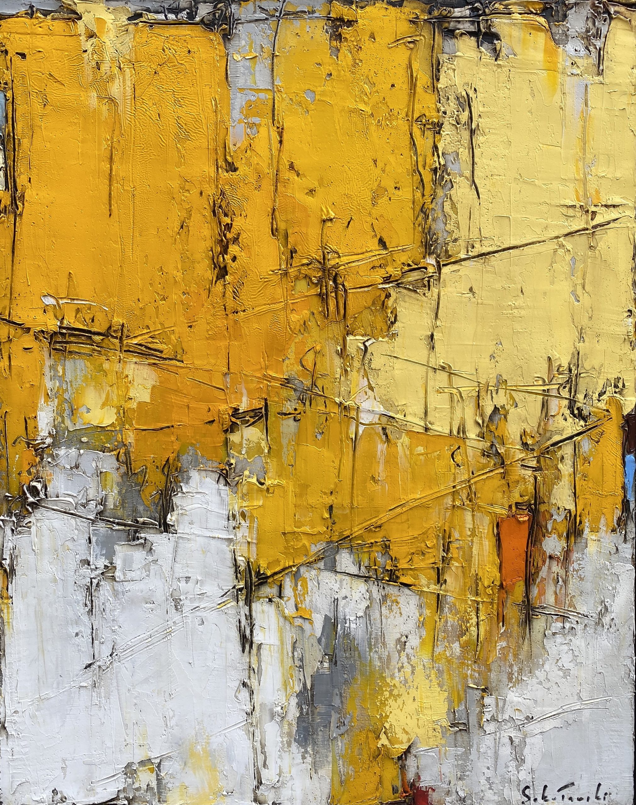 Composition jaune #8