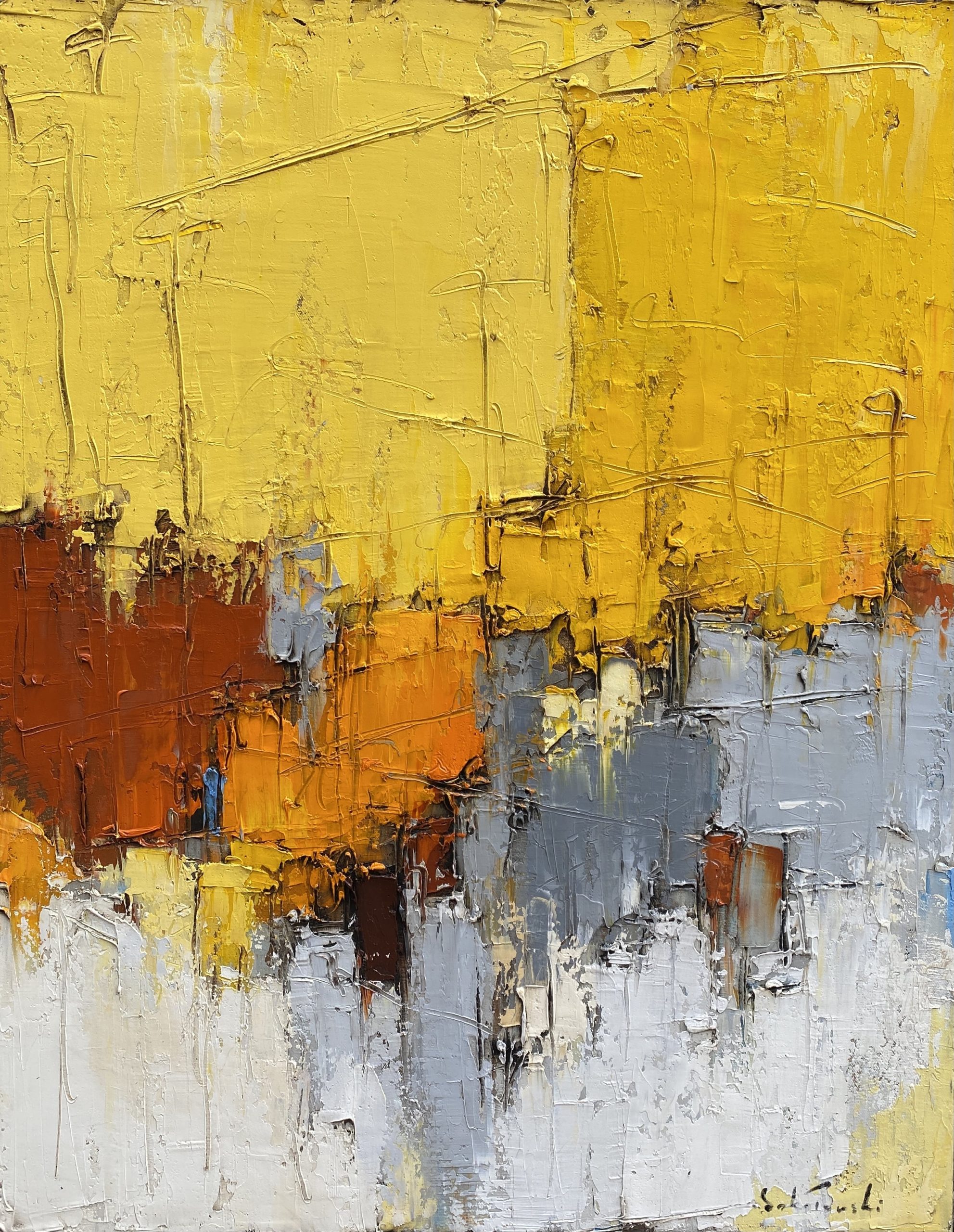 Composition jaune #9