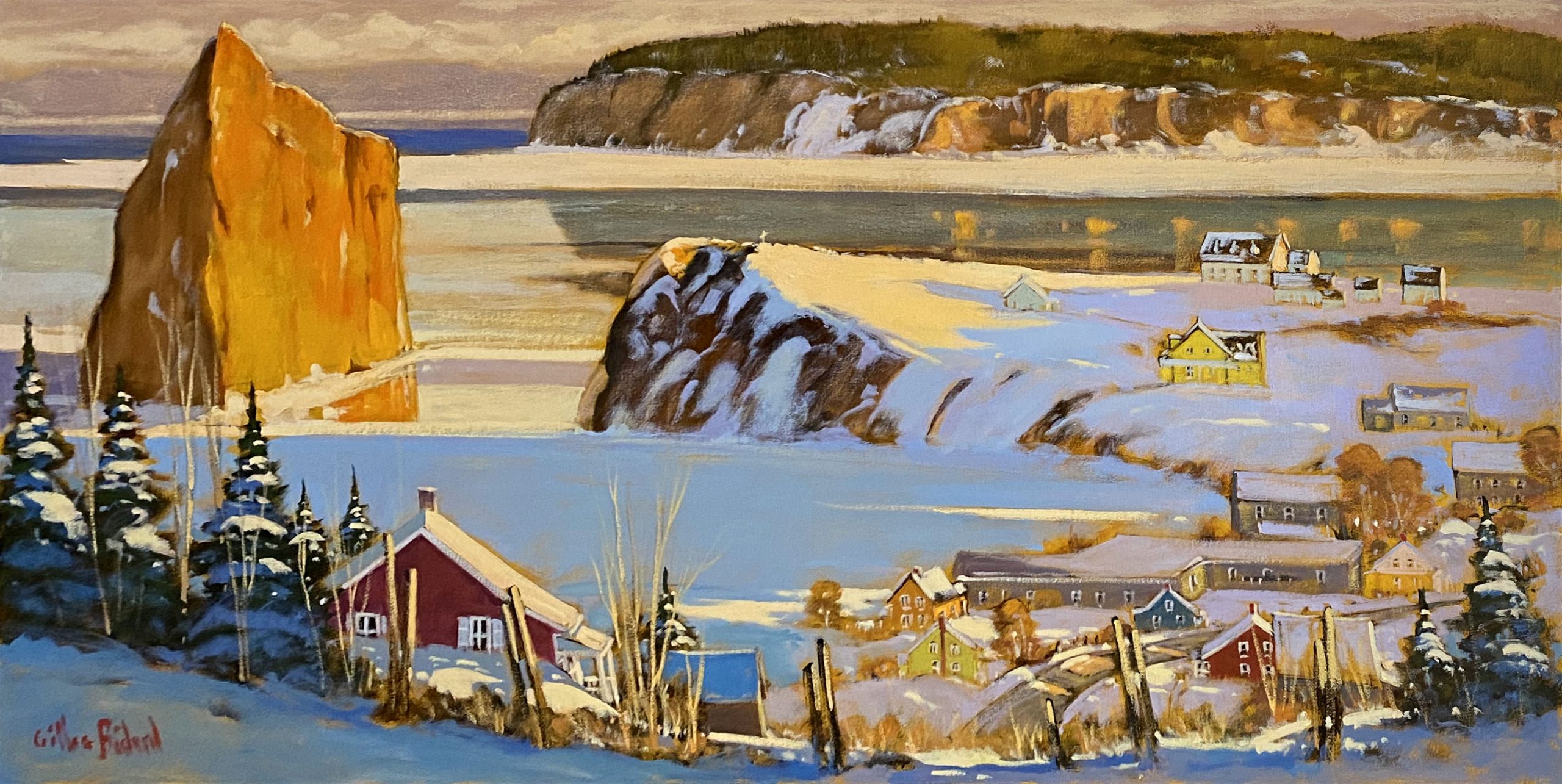 Gaspésie en hiver
