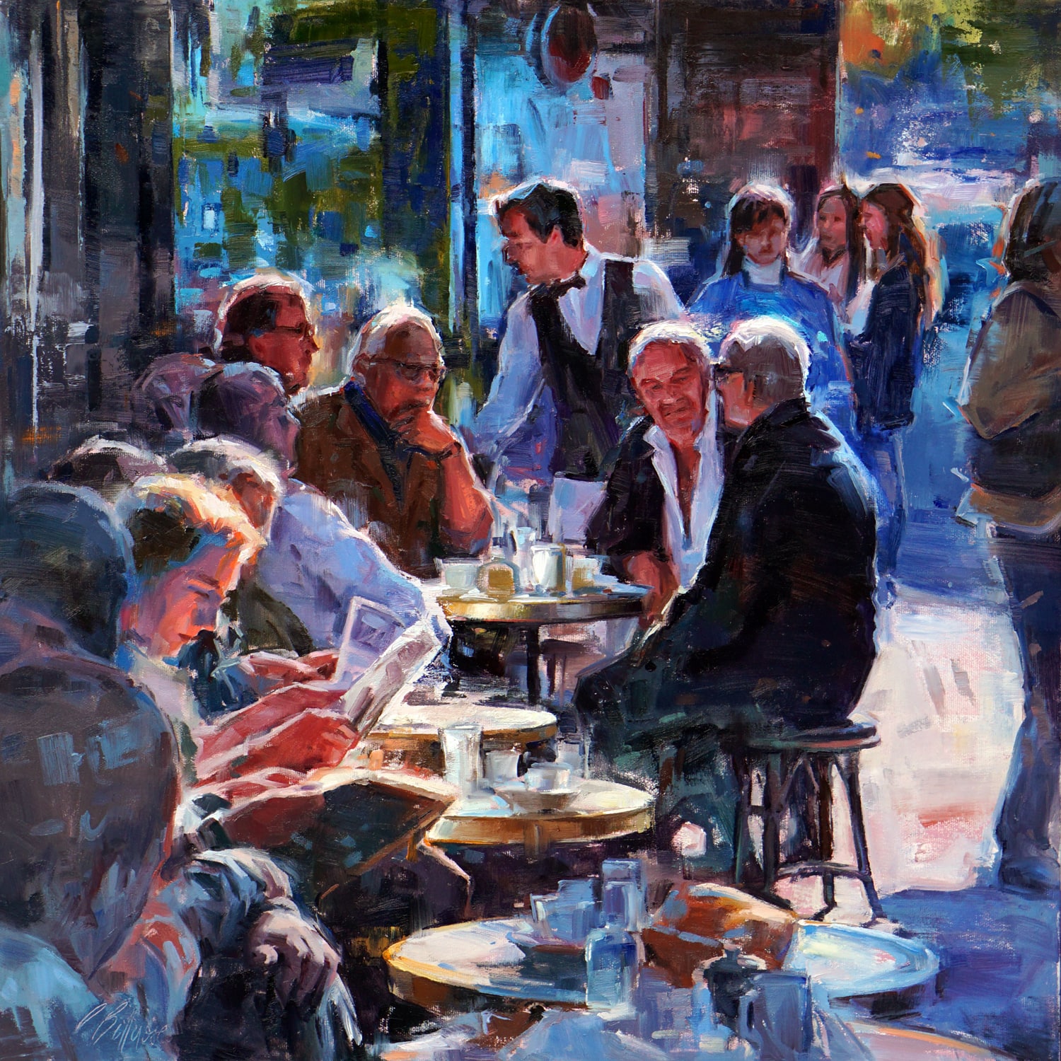 Busy Morning in Paris