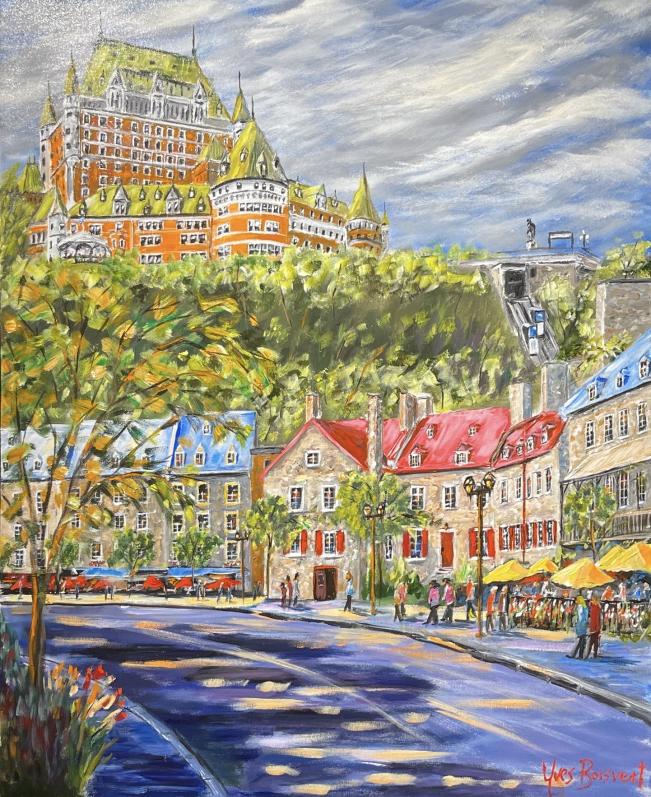 Lumière sur le Petit Champlain
