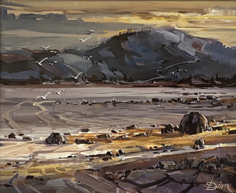 Sur le bord du Fjord