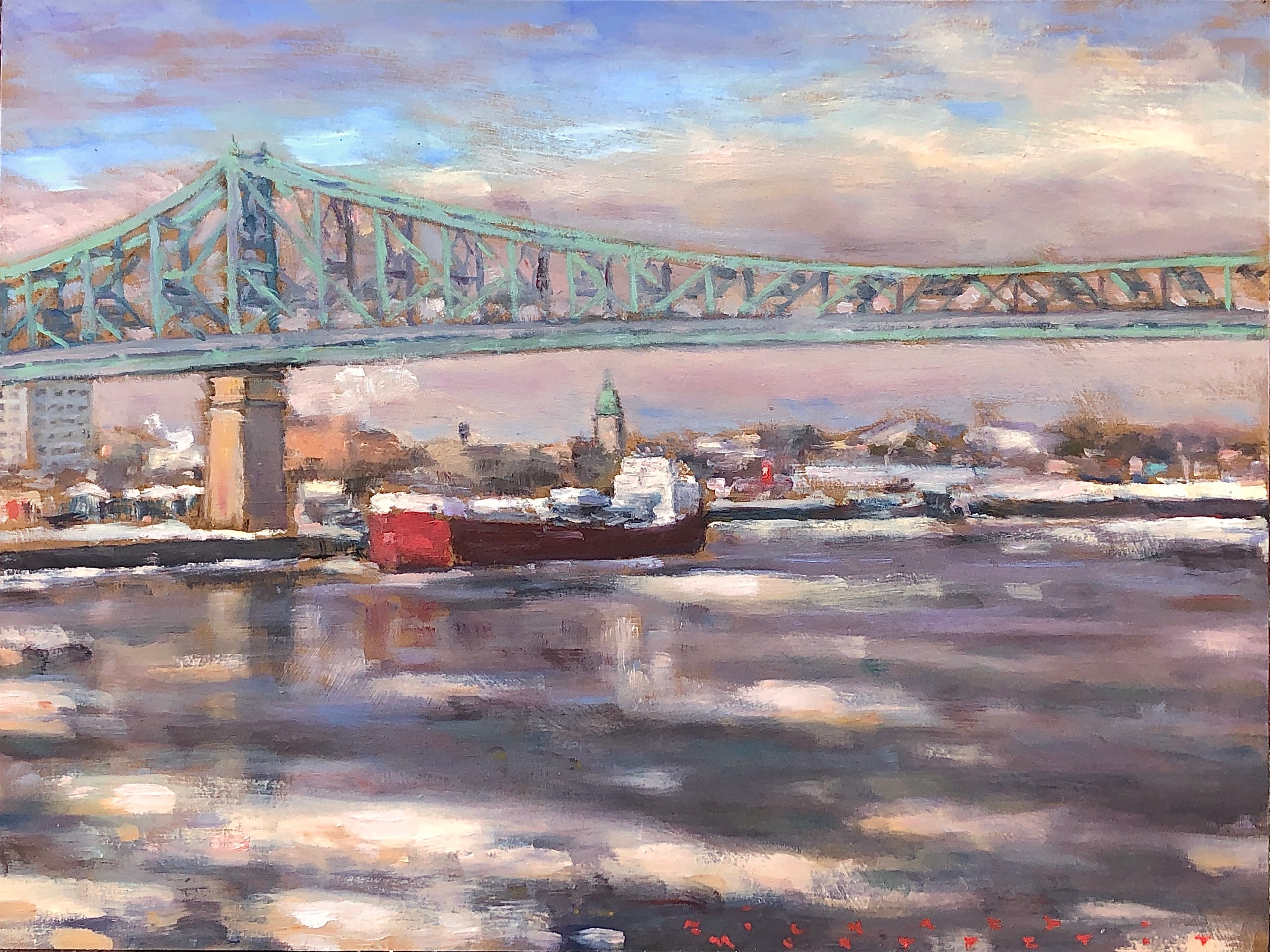 Fin d&rsquo;hiver sur le St-Laurent