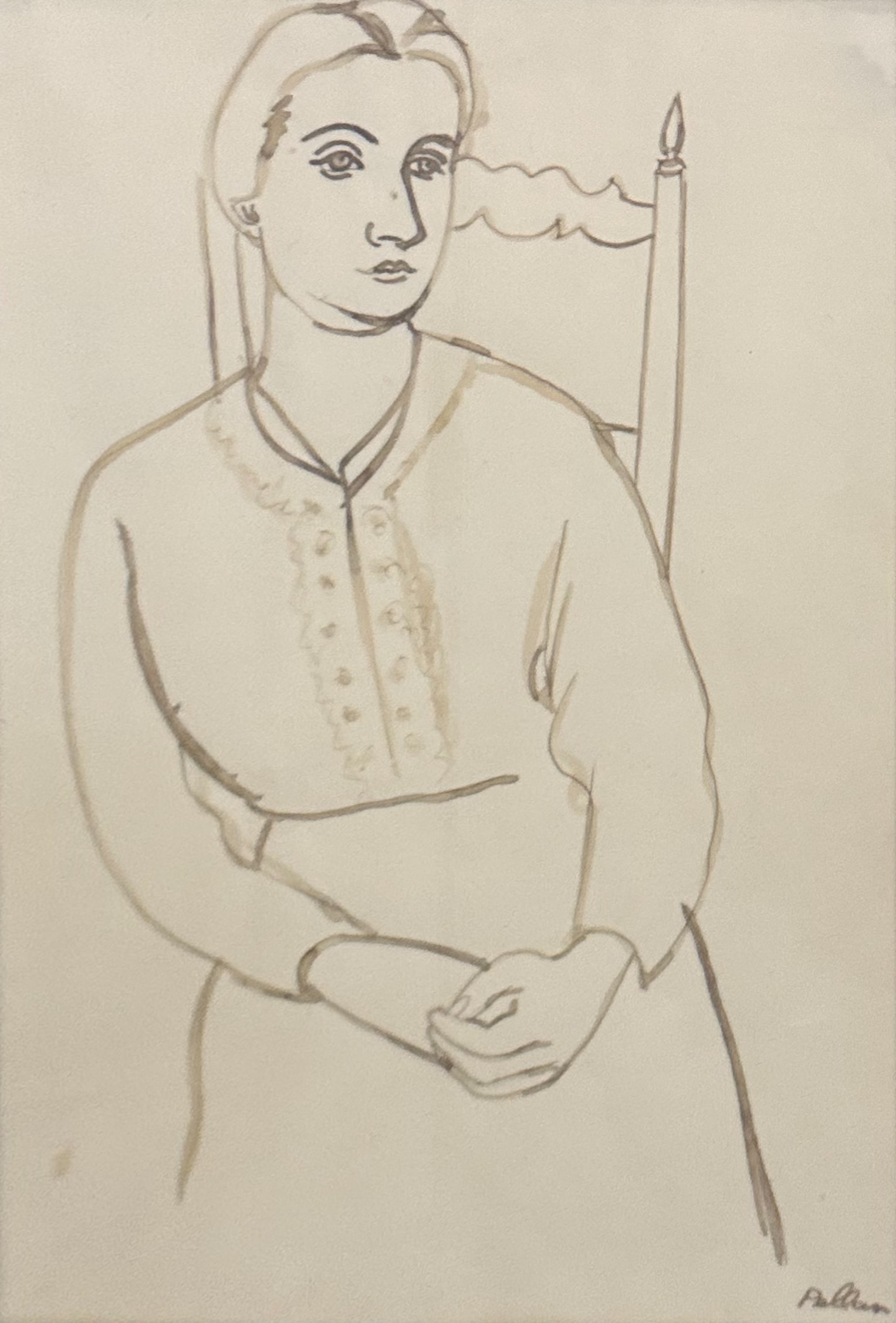 Femme assise