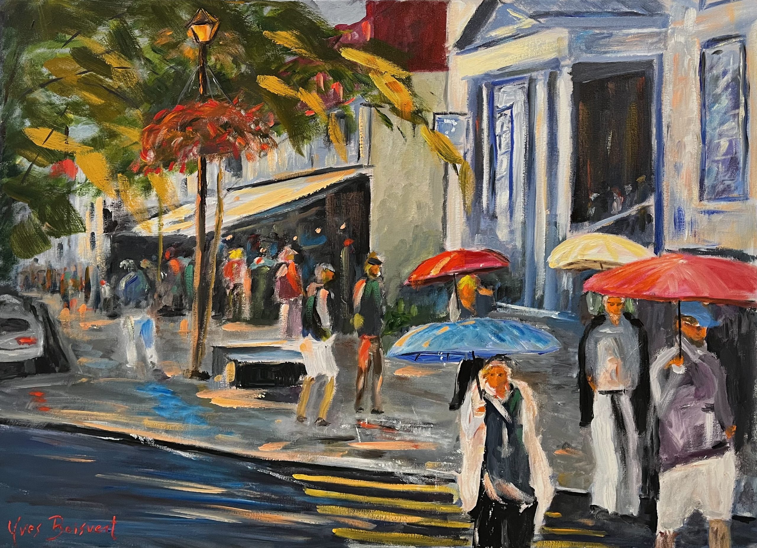 Jour de pluie – Rue Ste-Anne, Québec