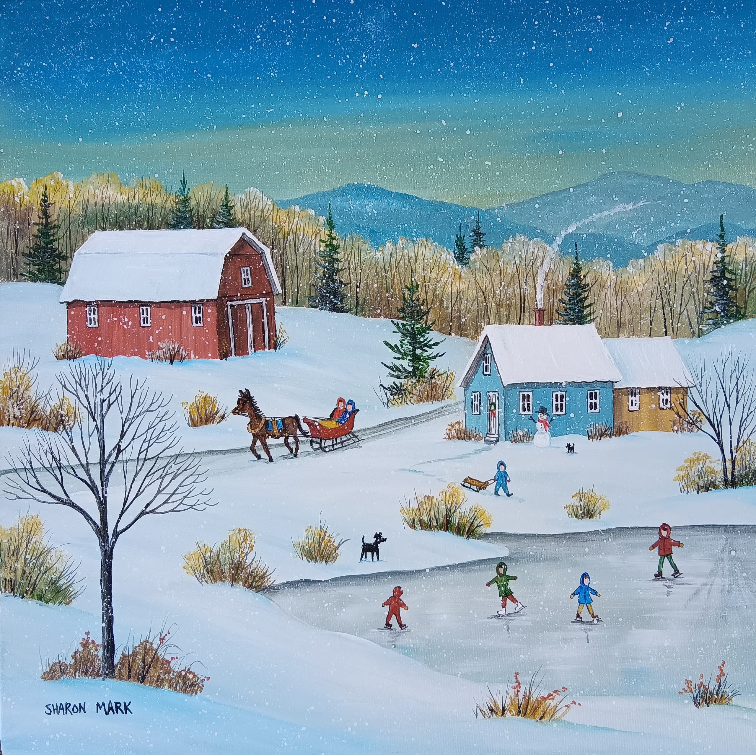 Late Afternoon Snow