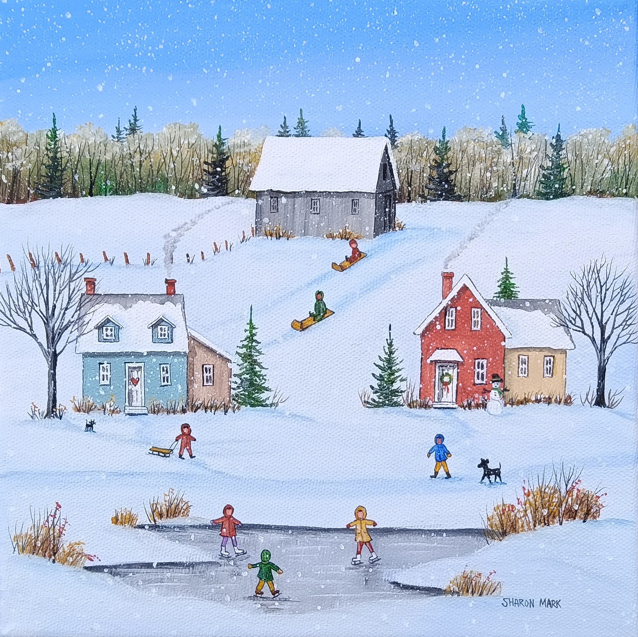 Playing in the Snow