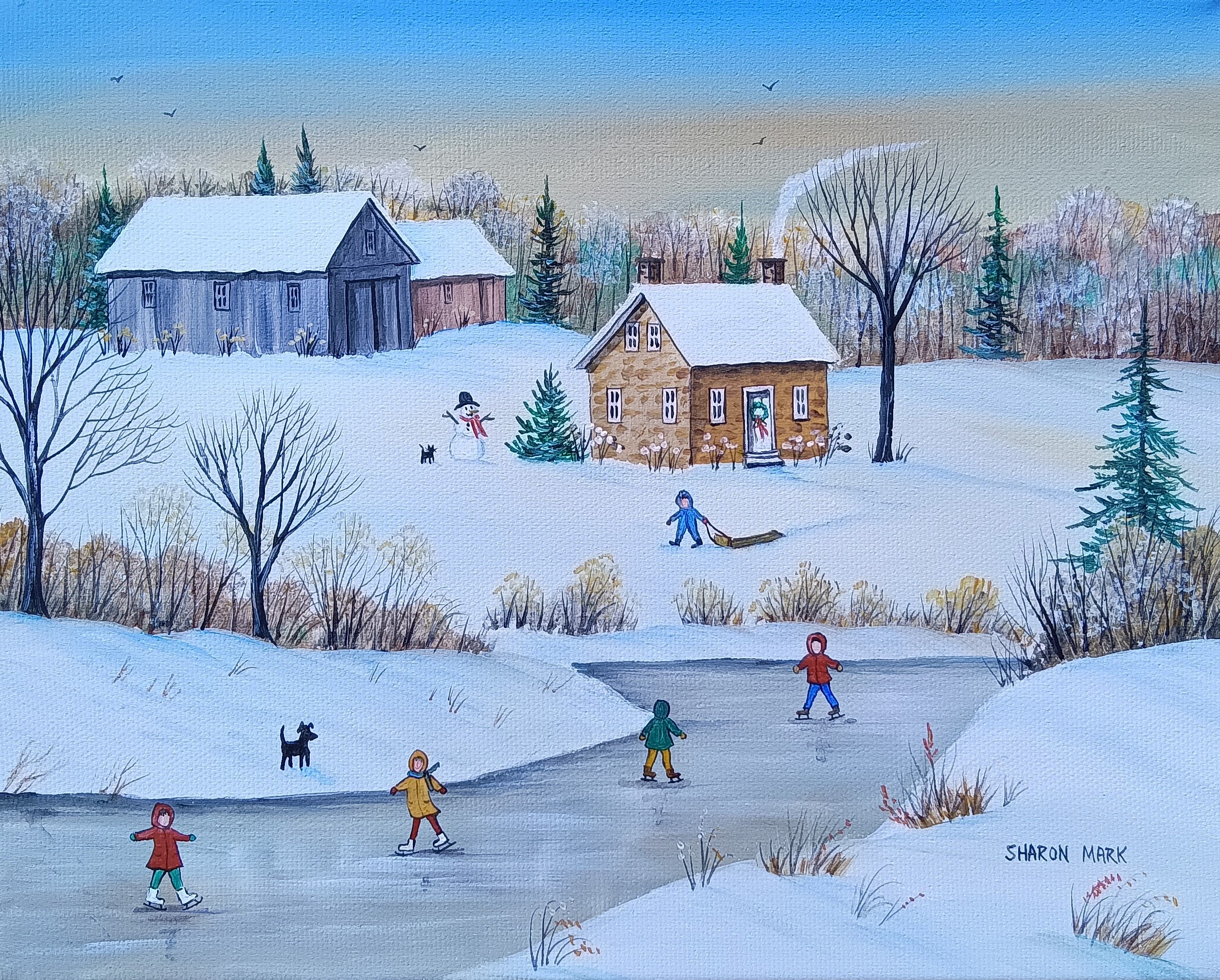 Skating in the Late Afternoon