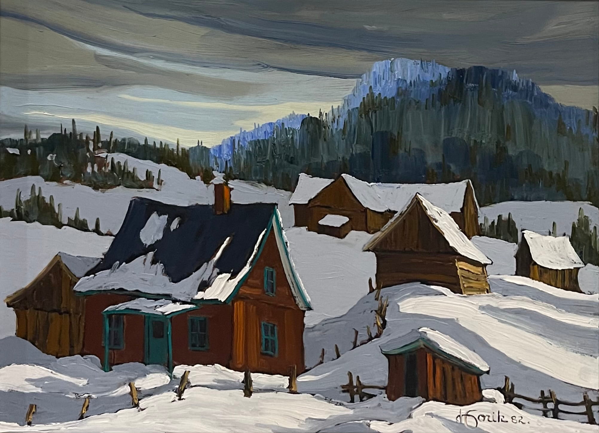 Campagne en hiver