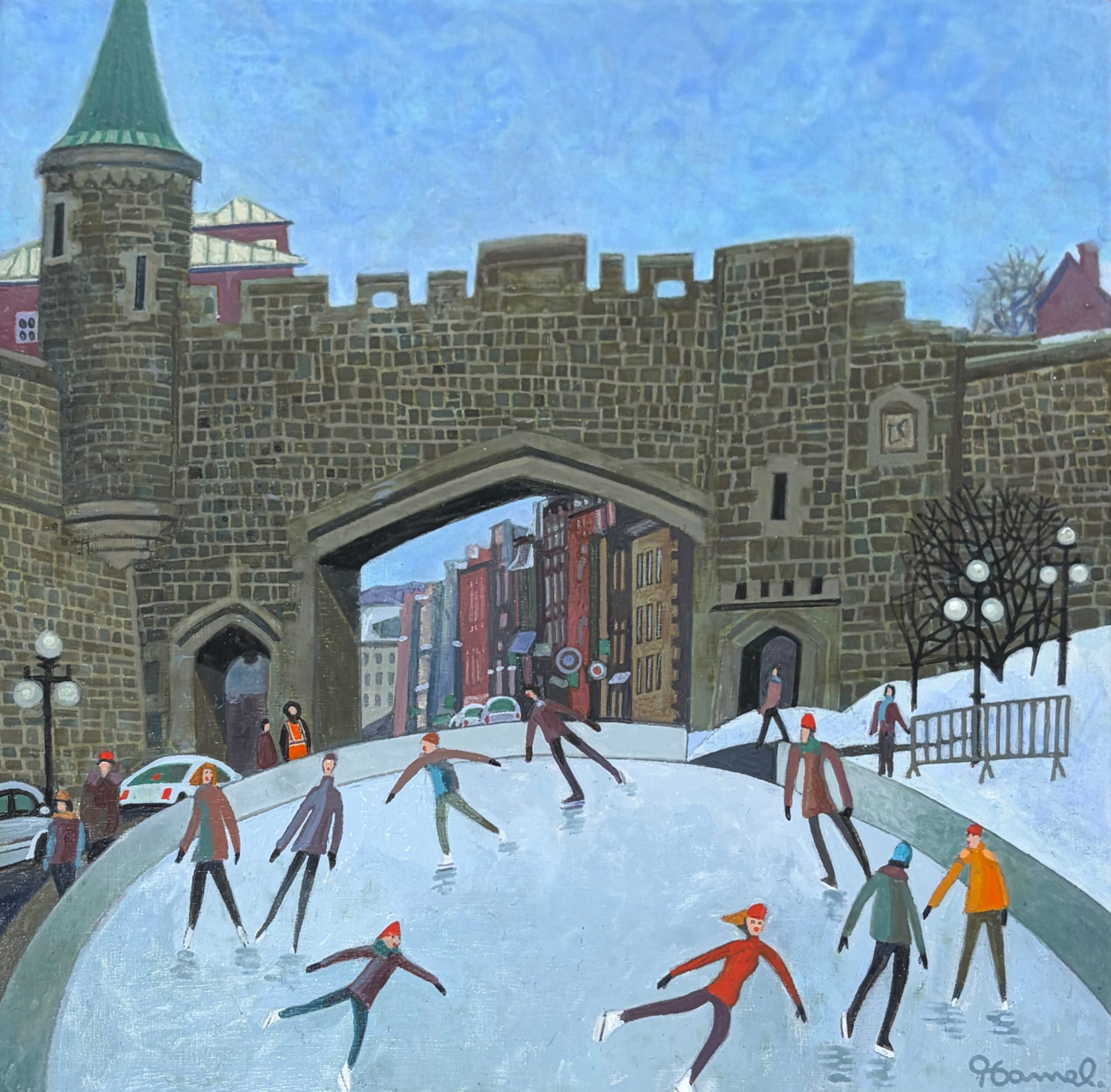 Le rond à patiner – Carré d’Youville