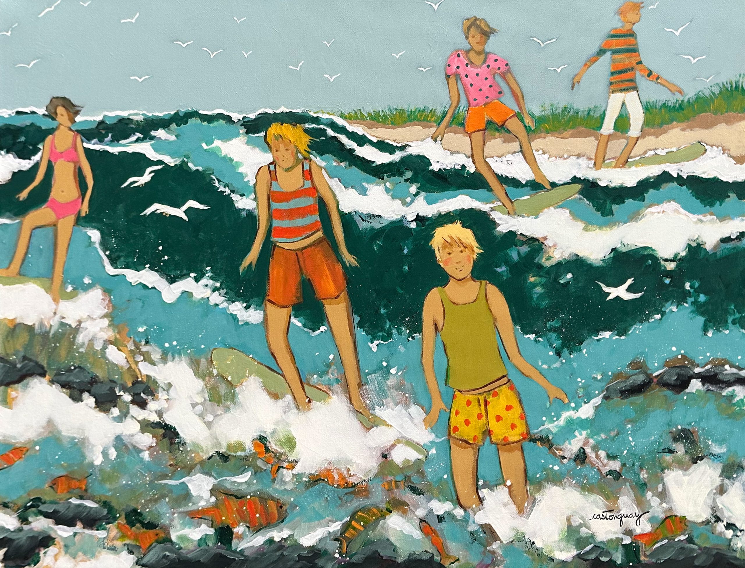 Le samedi sur les vagues