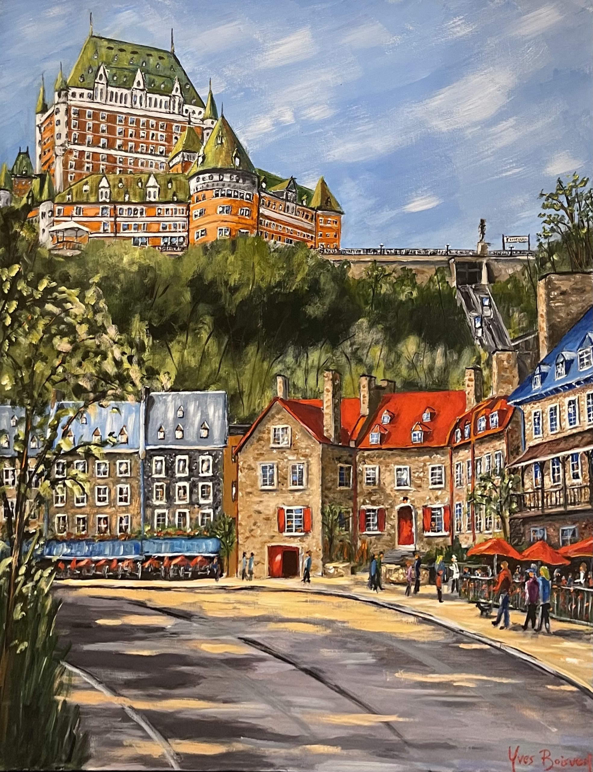 Soleil sur le Petit Champlain – Québec