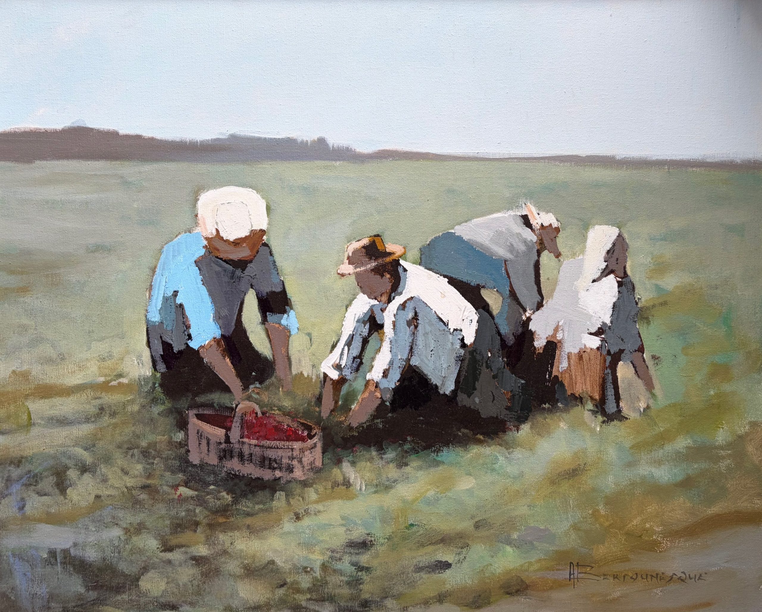 La cueillette des fraises