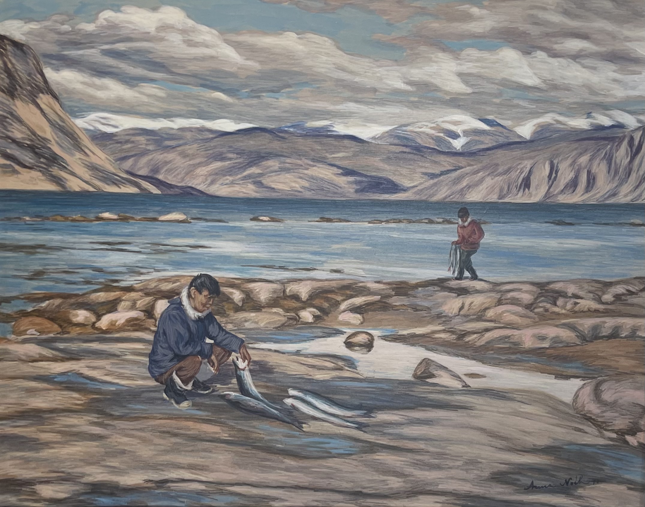 Kaneh Fishing in Kignait Fjord