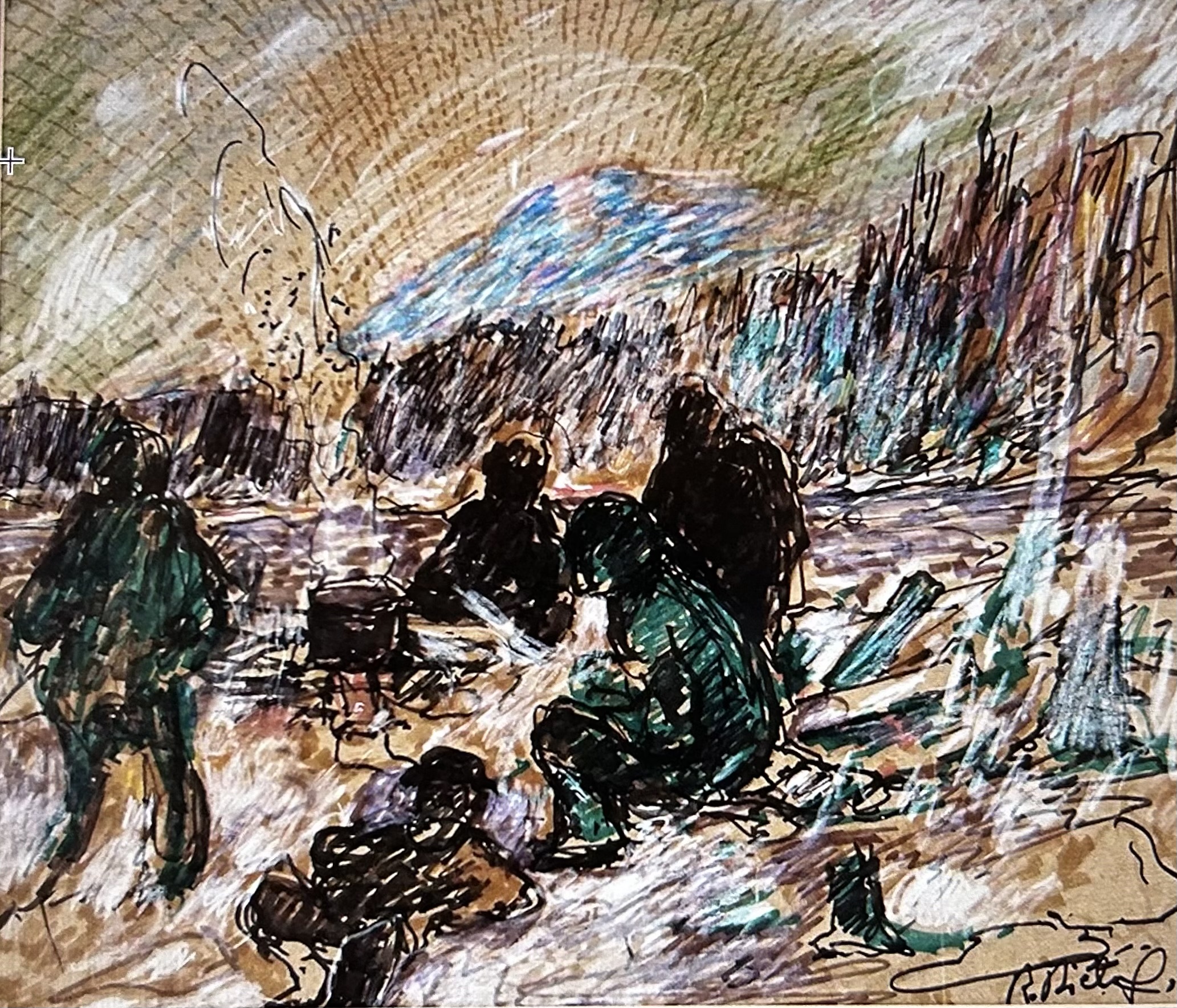 Au bord du feu